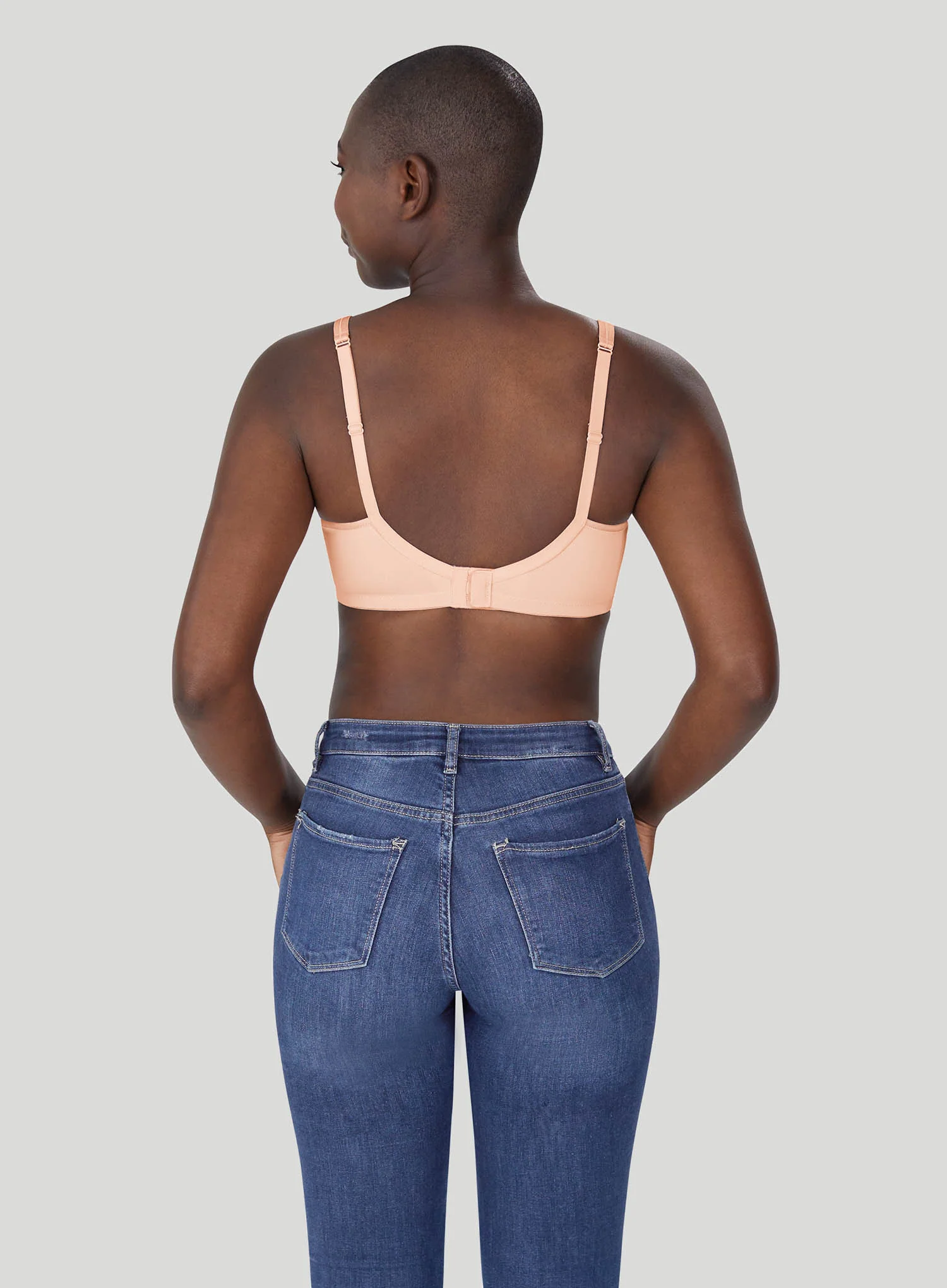 Amoena: Mara Soft Cup Padded Mastectomy Bra Blush - Image 3