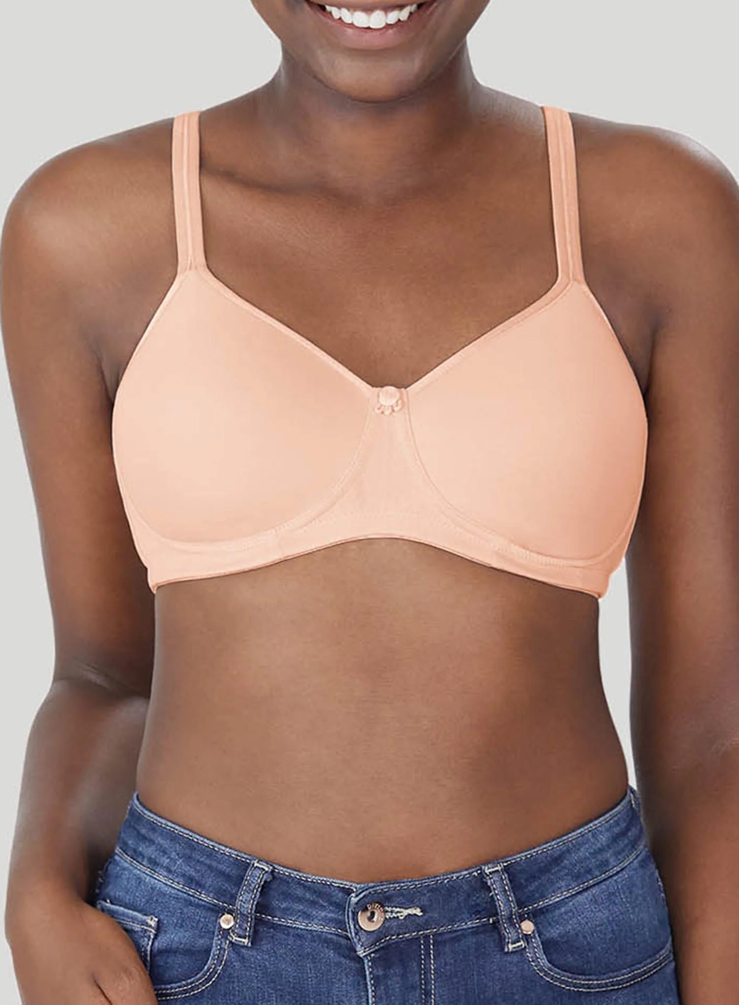 Amoena: Mara Soft Cup Padded Mastectomy Bra Blush - Image 4