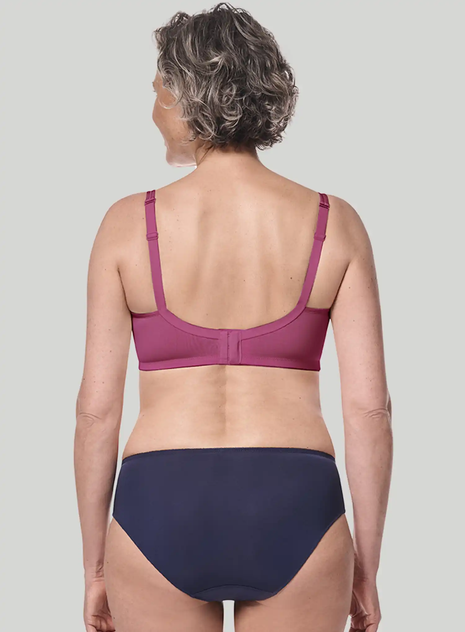 Amoena: Mara Soft Cup Padded Mastectomy Bra Magenta - Image 3