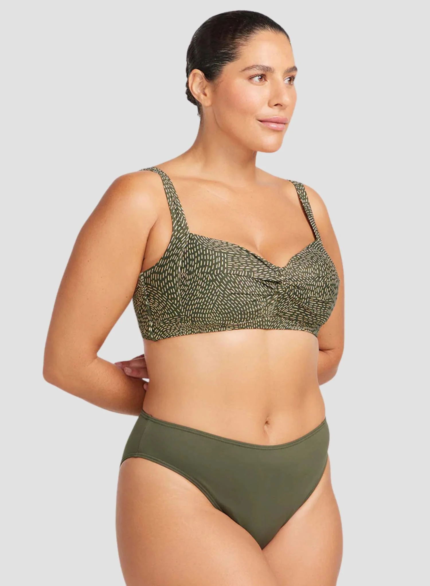 Artesands: Hues Delacroix Basic Swim Pant Olive - Image 3