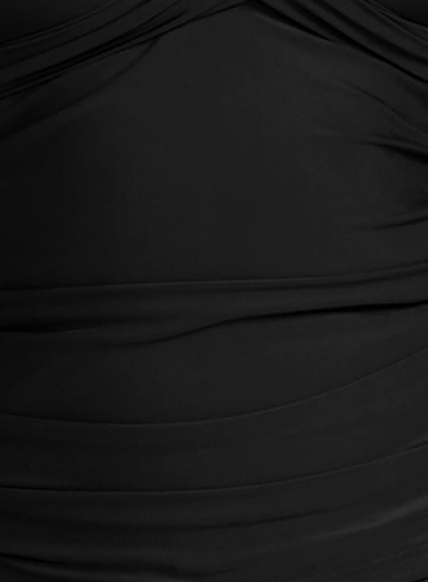 Artesands: Hues Delacroix Cross Front Tankini Top Black - Image 5