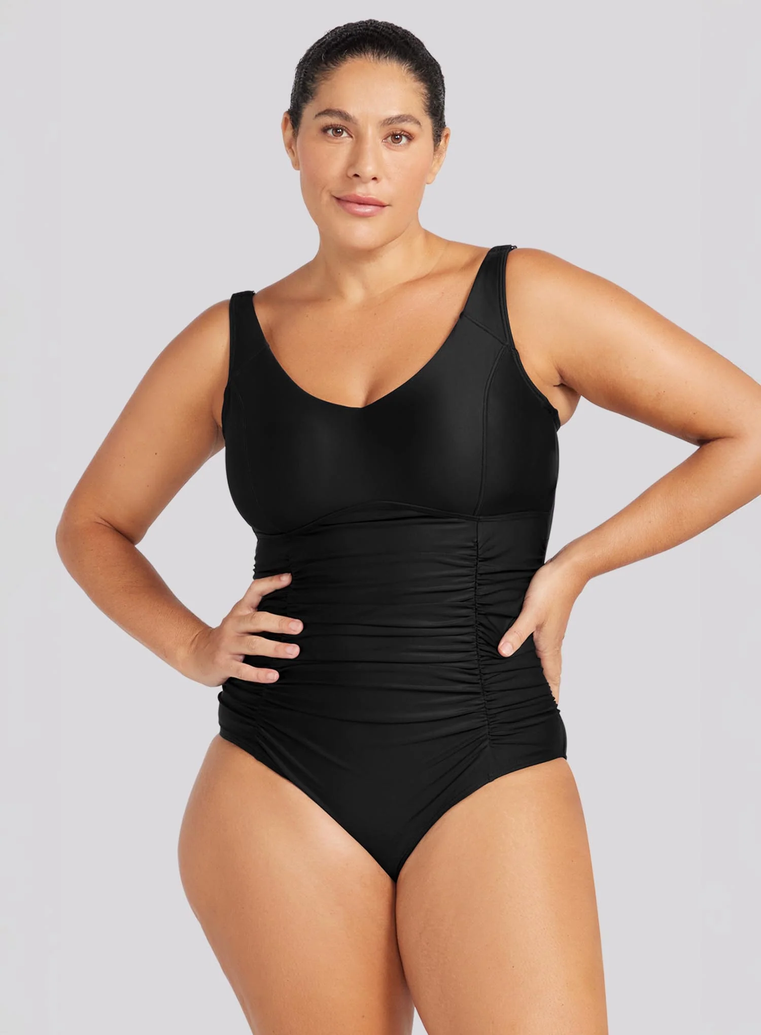 Artesands: Hues Raphael Underwire Swimsuit Black - Image 2