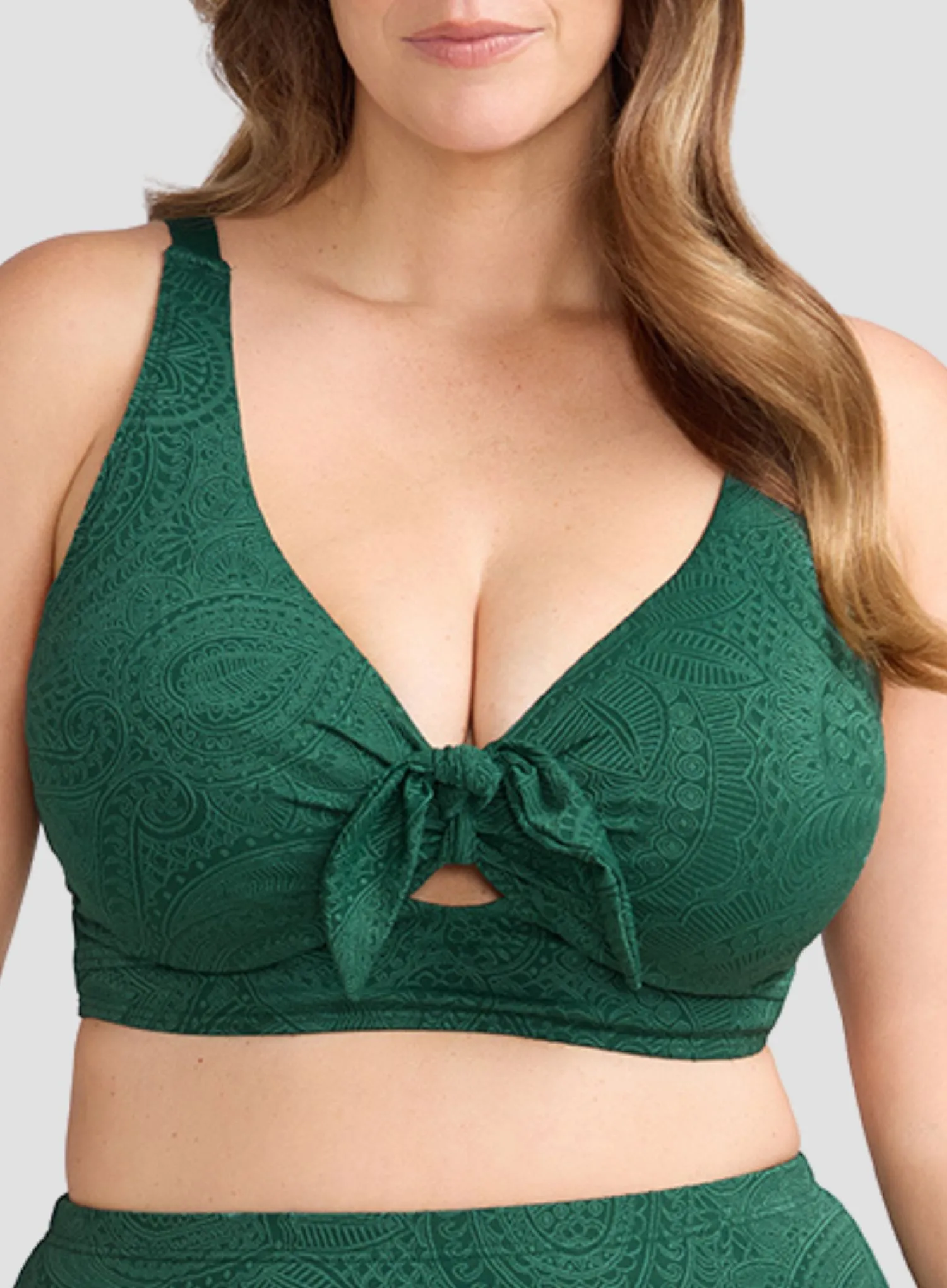 Artesands: La Traviata Cezanne Underwired Midriff Bikini Top Forest - Image 4
