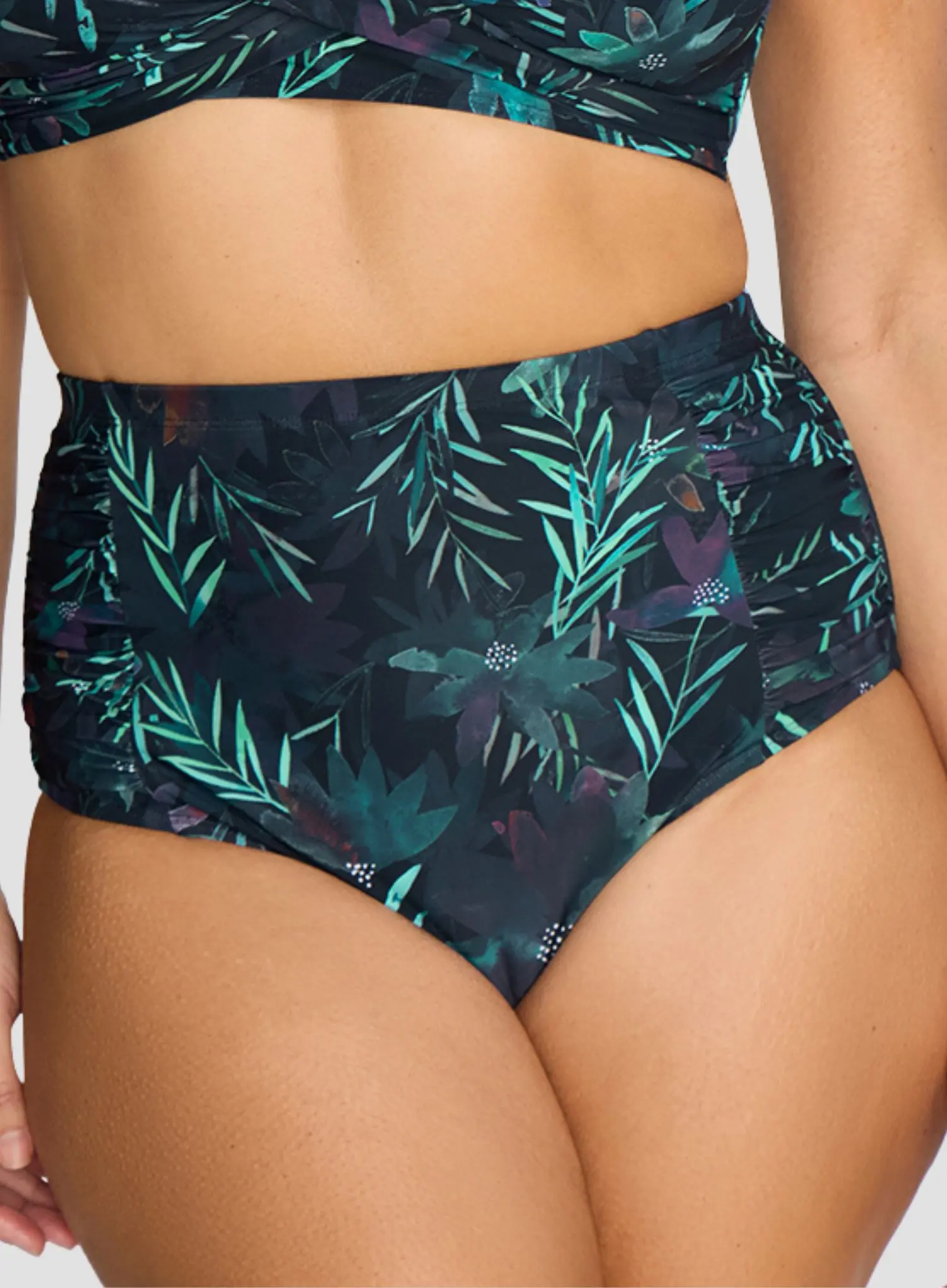 Artesands: Lunafleur Botticelli High Waist Swim Pant Navy - Image 4