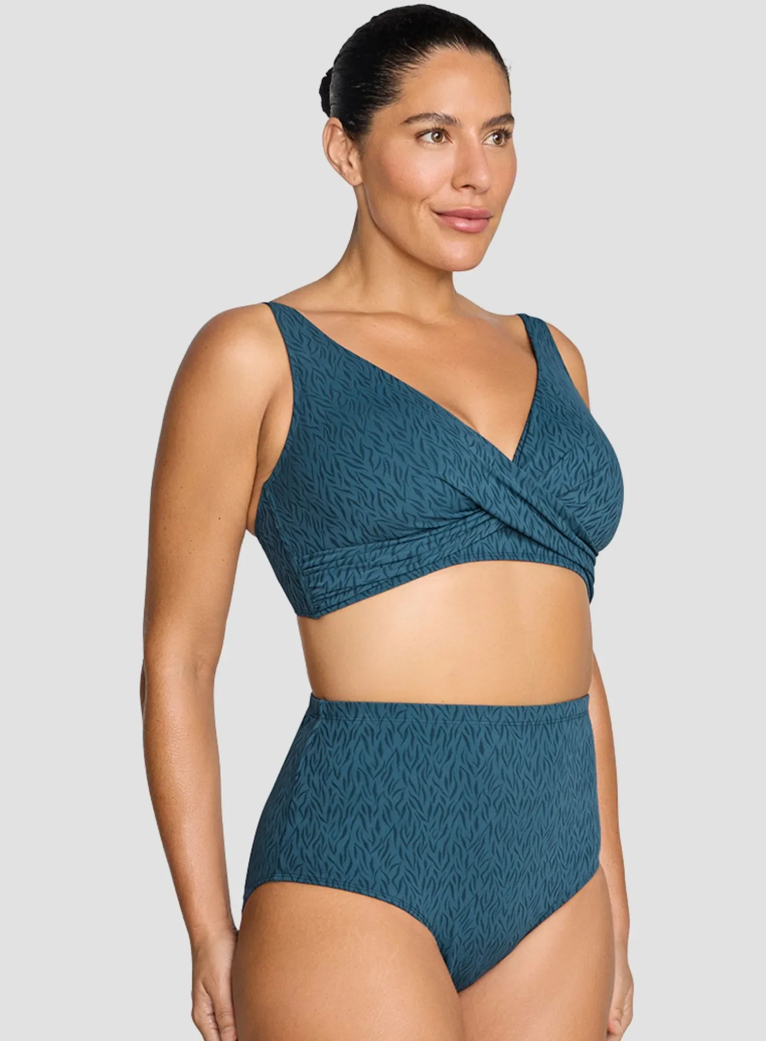 Artesands: Minque Renoir High Waisted Swim Pant Dark Slate