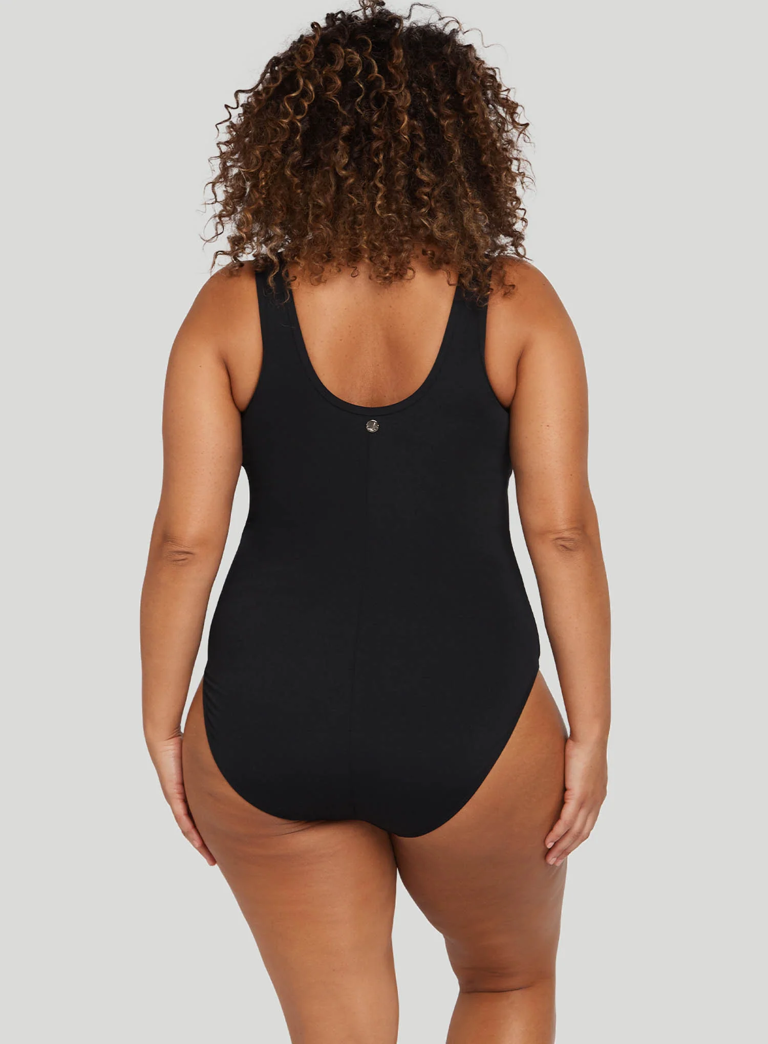 Artesands: Natare Chlorine Resistant Fuseli Zip One Piece Black - Image 3