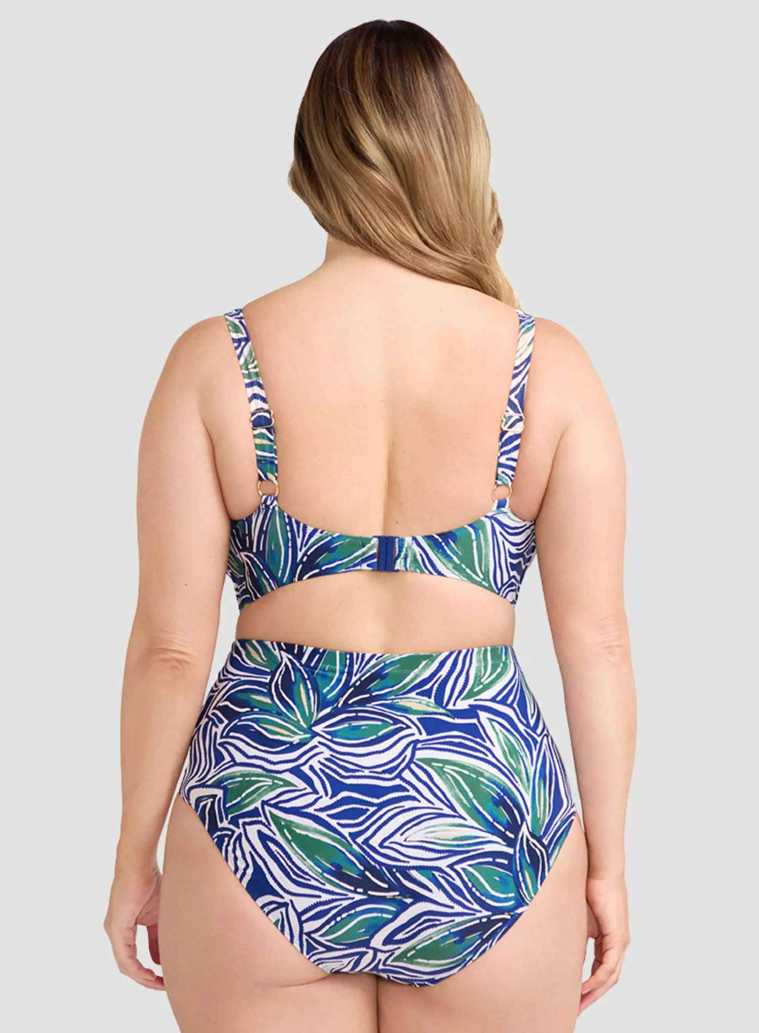 Artesands: Palmeline Botticelli High Waist Swim Pant Navy - Image 3