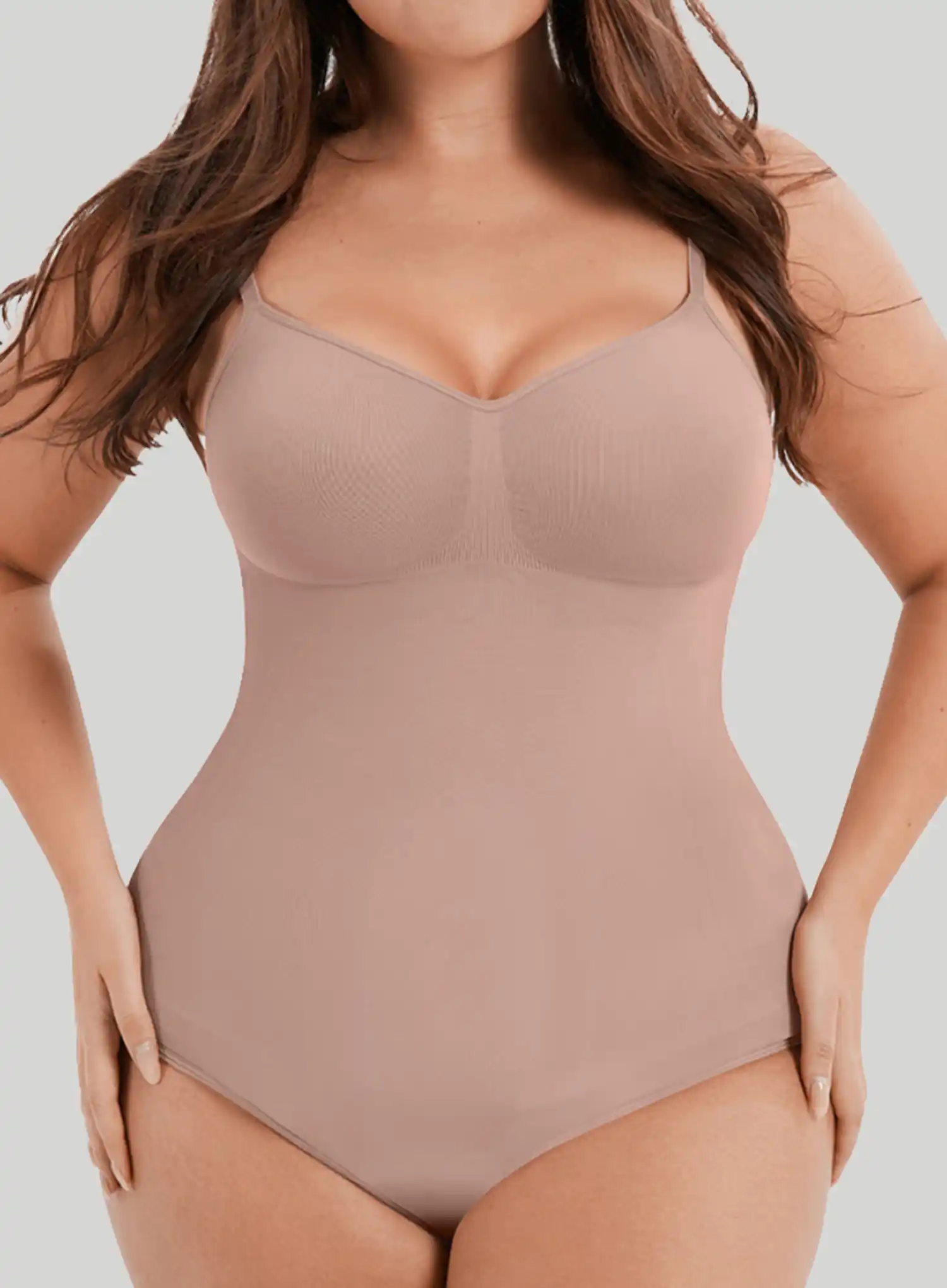 Bzez: Smoothing Sculpt Bodysuit Thong Bare - Image 4
