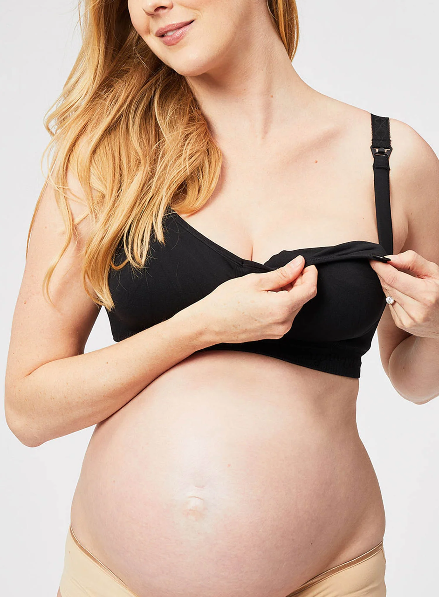 Cake Maternity: Popping Candy Nursing Bralette Black - Image 2
