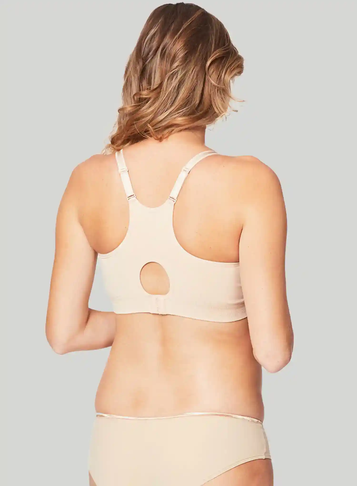 Cake Maternity: Cotton Candy Nursing Bra Beige - Image 2