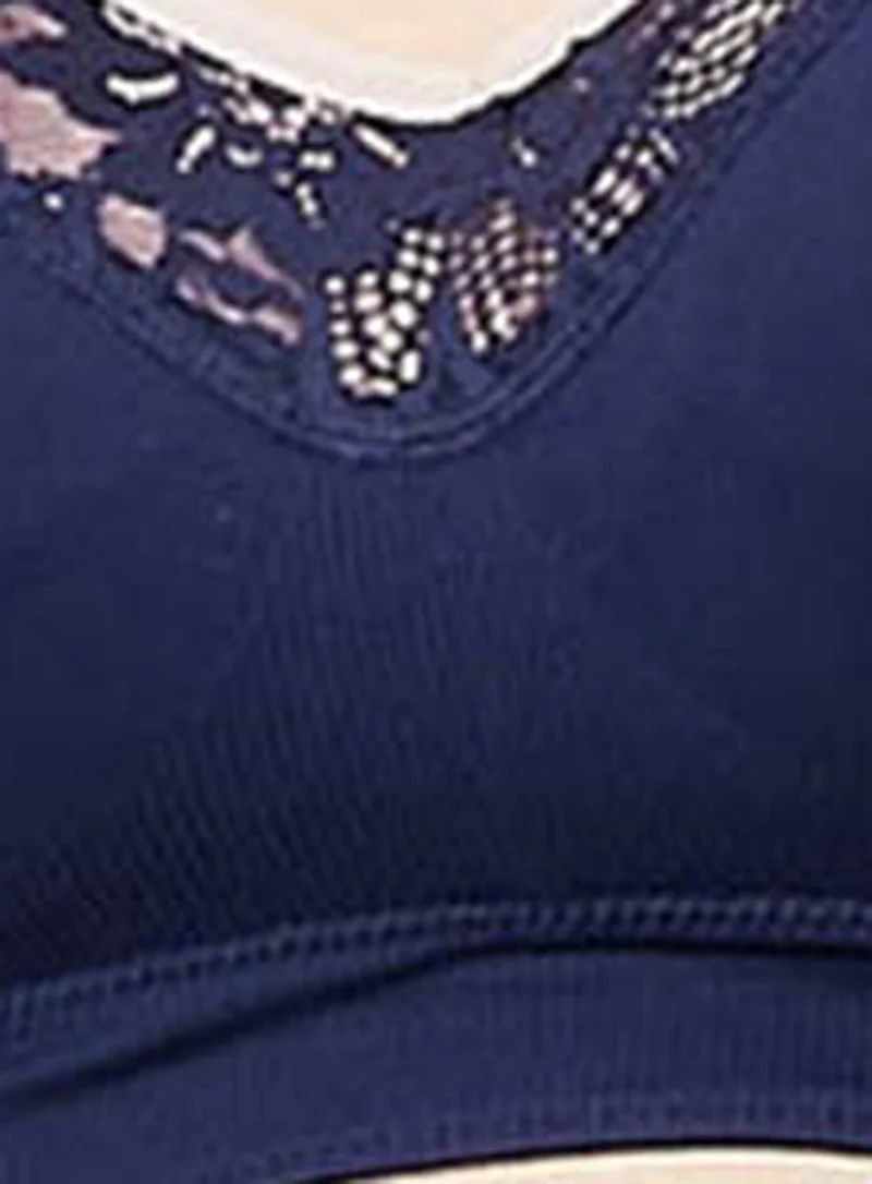 Cake Maternity: Lux Nursing Bra Navy - Image 5