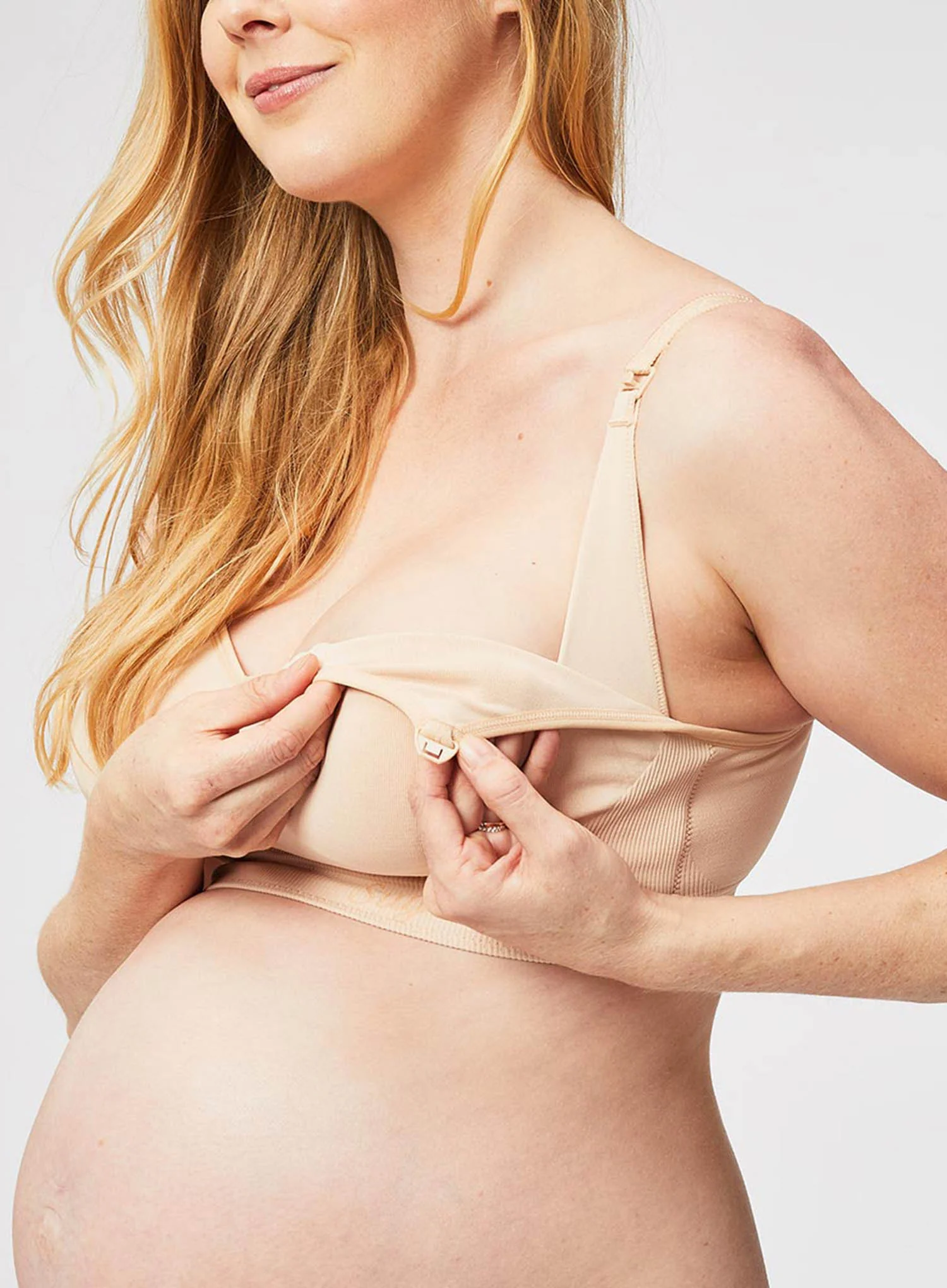 Cake Maternity: Popping Candy Nursing Bralette Beige - Image 2