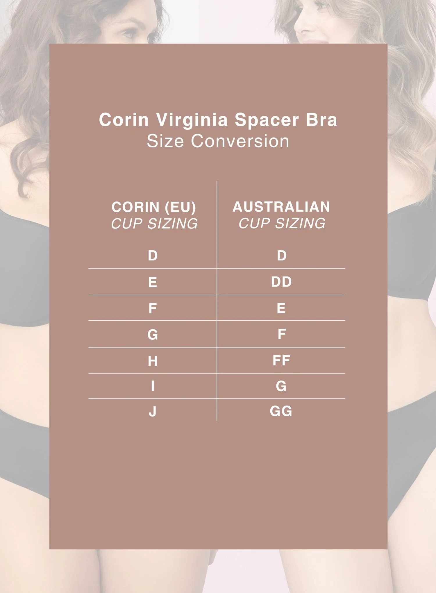 Corin: Virginia Spacer Bra Cappuccino - Image 4