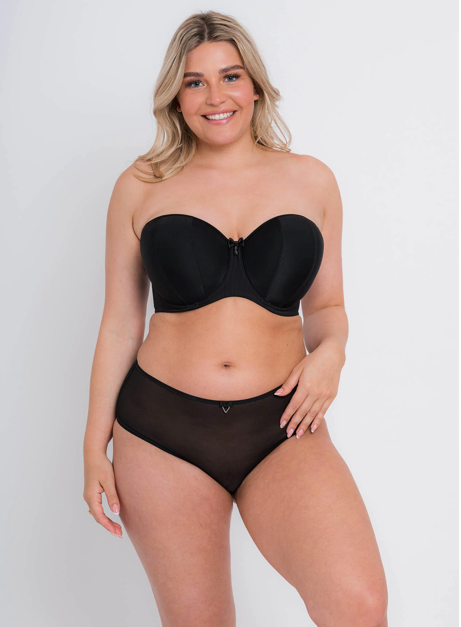 Curvy Kate: Luxe Strapless Bra Black
