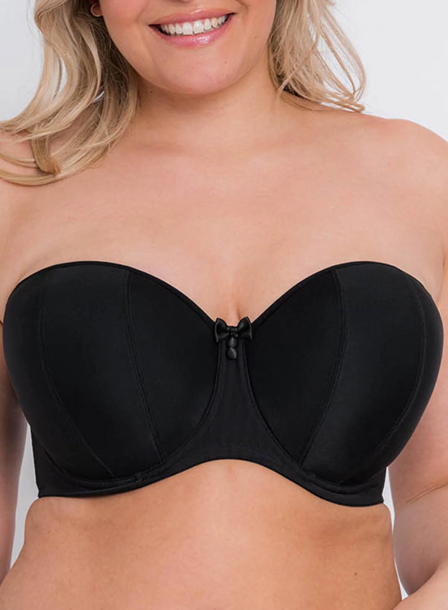 Curvy Kate: Luxe Strapless Bra Black - Image 6