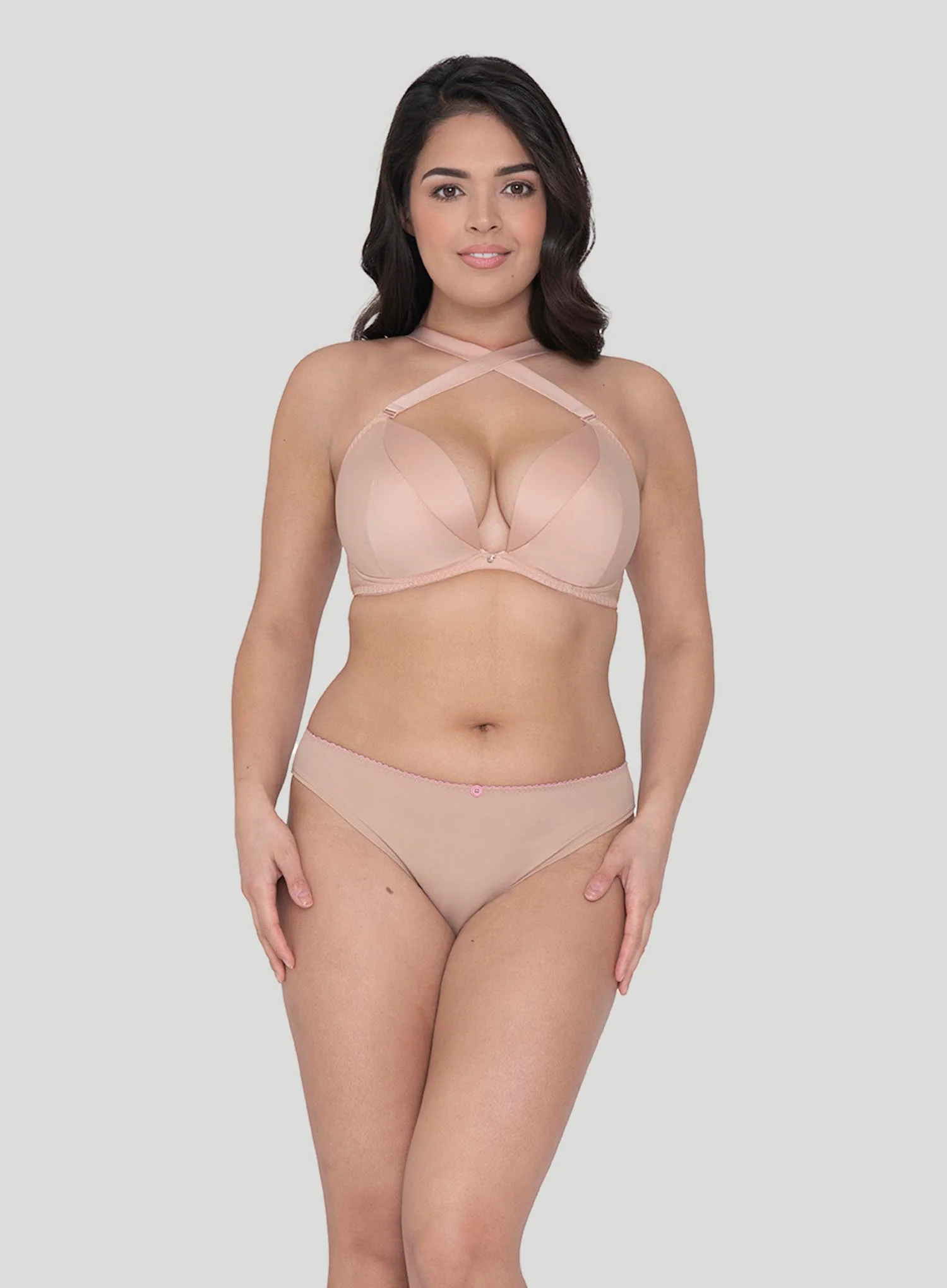 Curvy Kate: Superplunge Multiway Bra Latte - Image 2