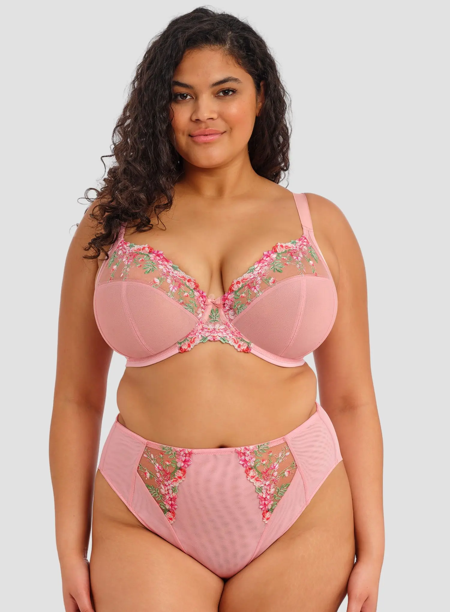 Elomi: Aerith Underwired Plunge Bra Rose - Image 2