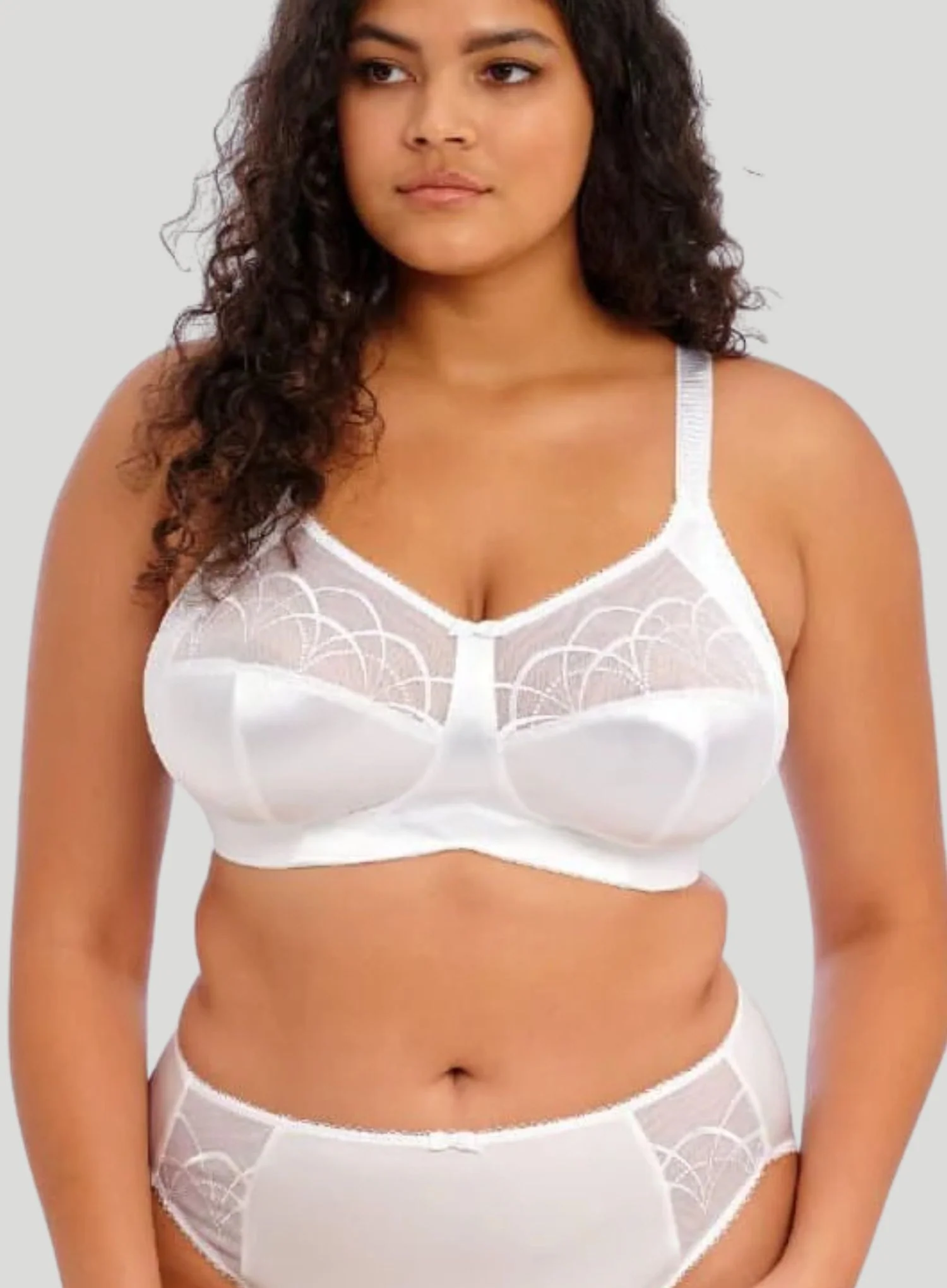 Elomi: Cate Soft Cup Bra White - Image 2