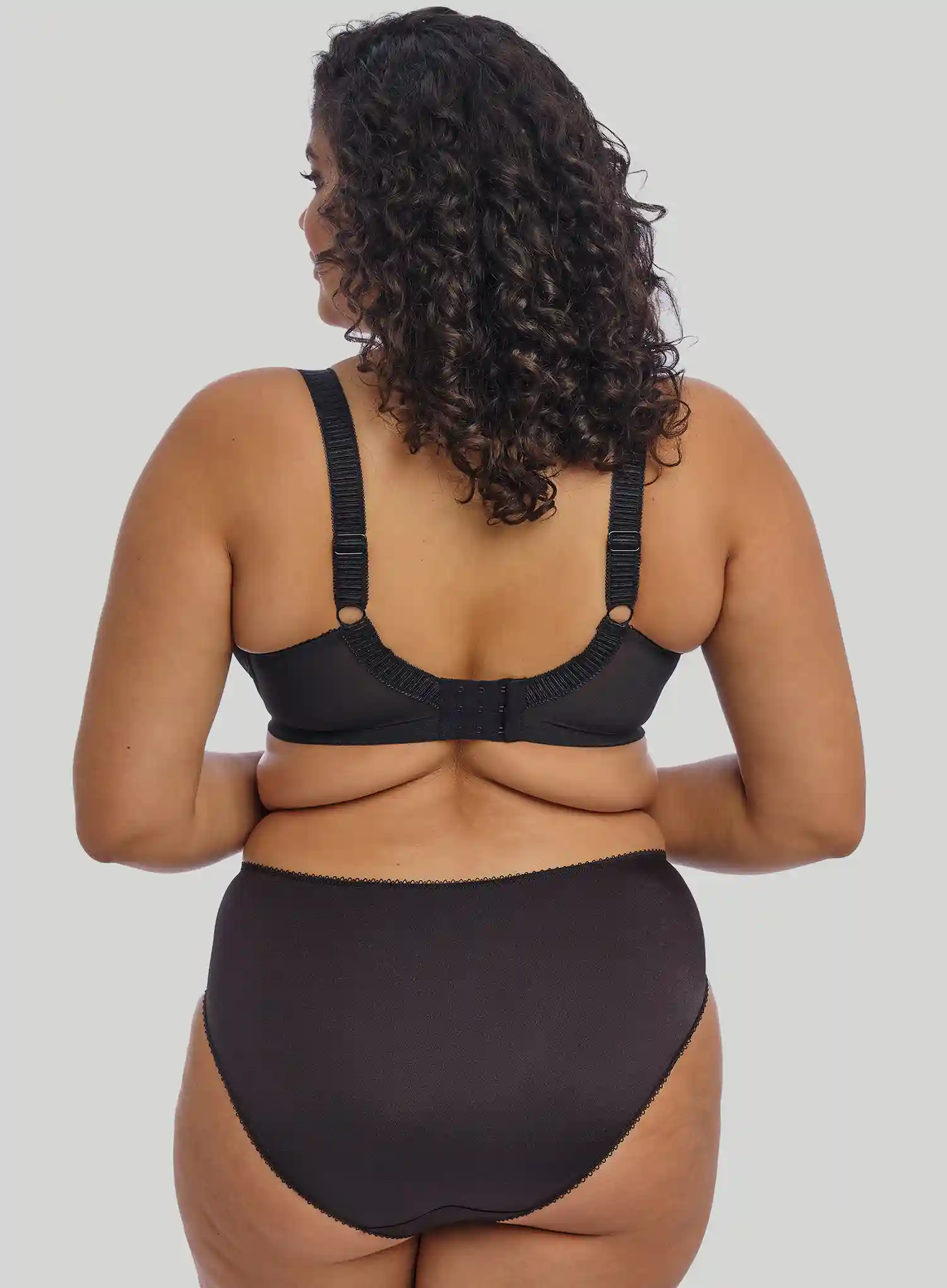 Elomi: Cate Underwired Full Cup Banded Bra Black - Image 3