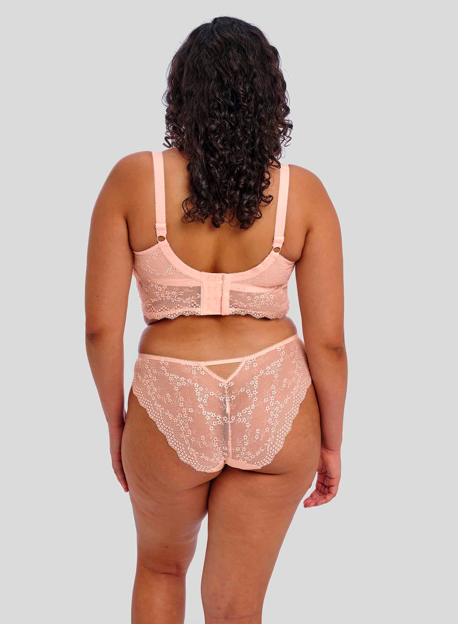Elomi: Charley Plunge Longline Bra Ballet Pink - Image 3