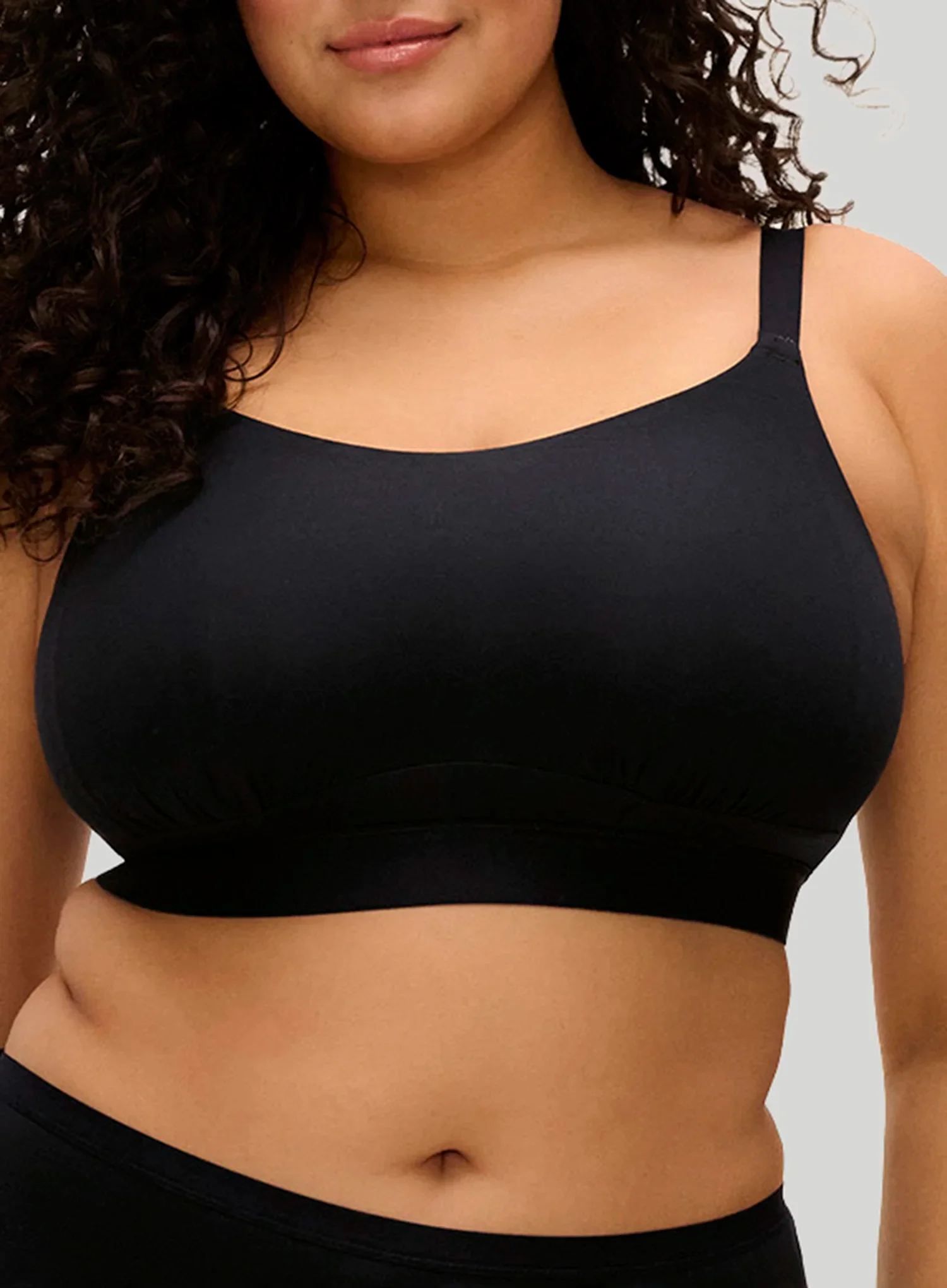 Elomi: Downtime Non Wired Bralette Black - Image 4