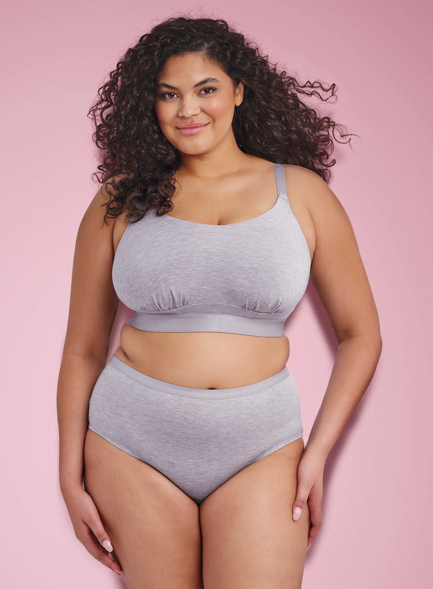 Elomi: Downtime Short Grey Marl - Image 3