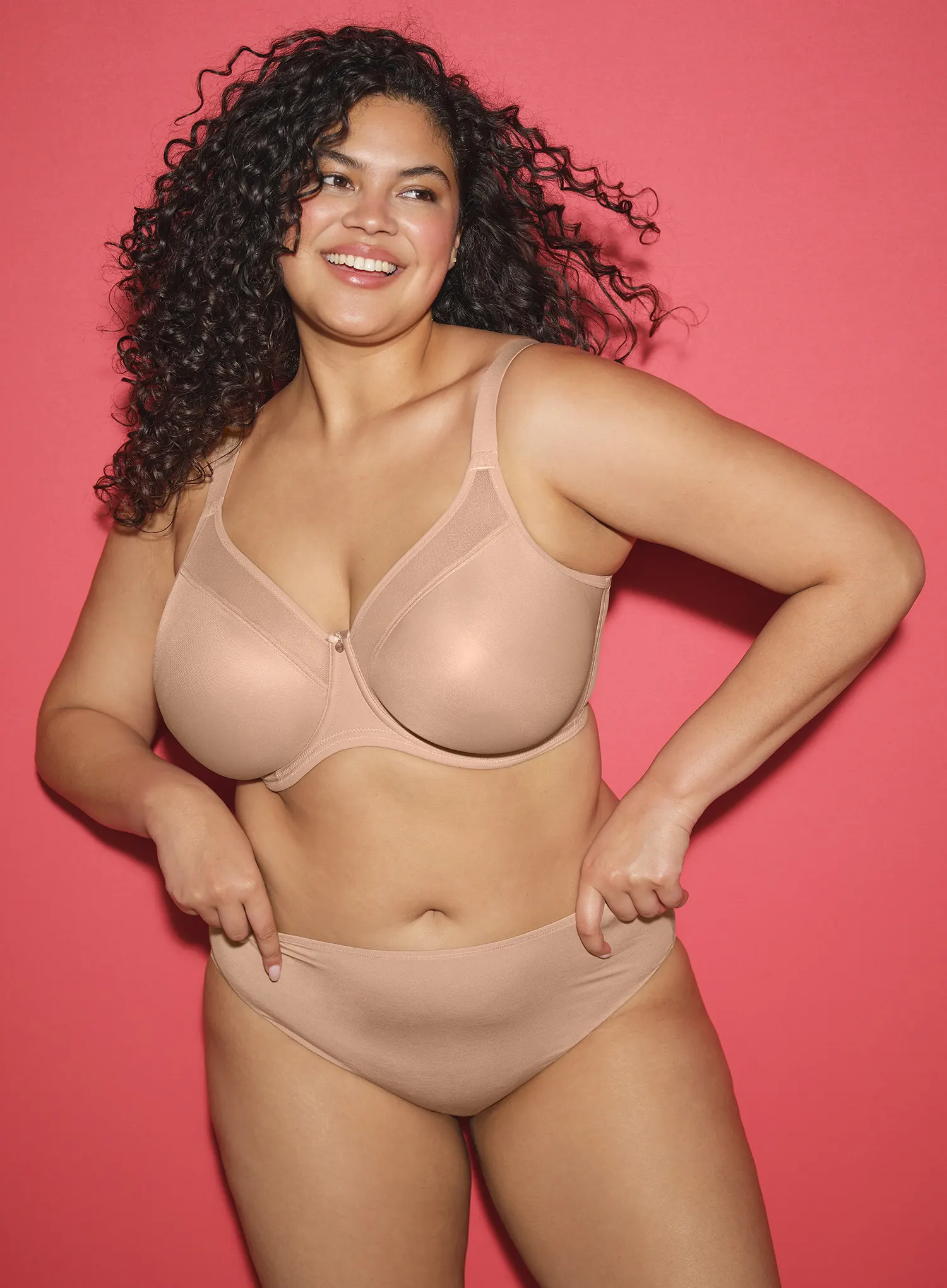 Elomi: Elomi Smooth Moulded Non Padded Bra Sahara - Image 3