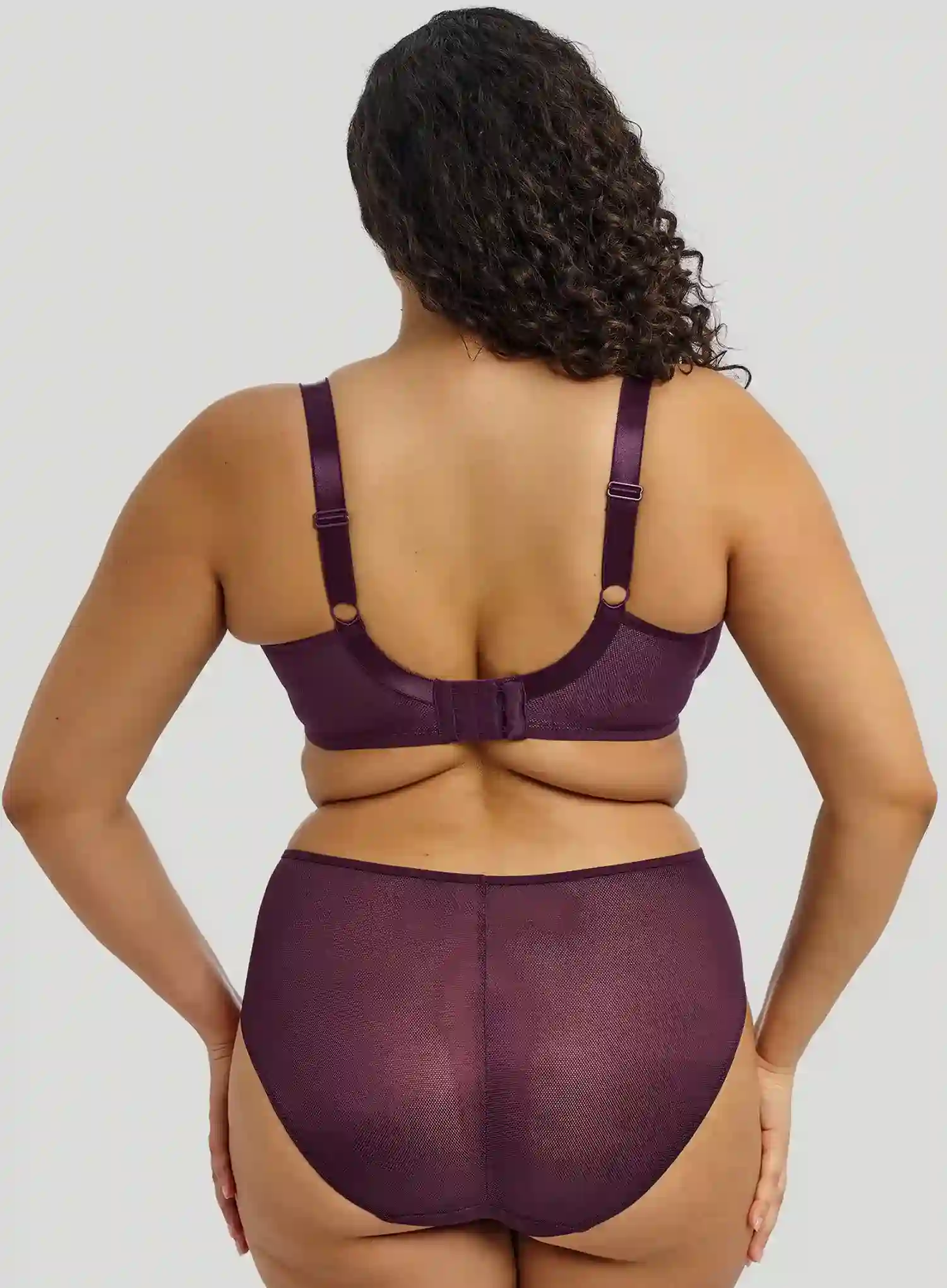 Elomi: Kintai Full Brief Blackberry - Image 2