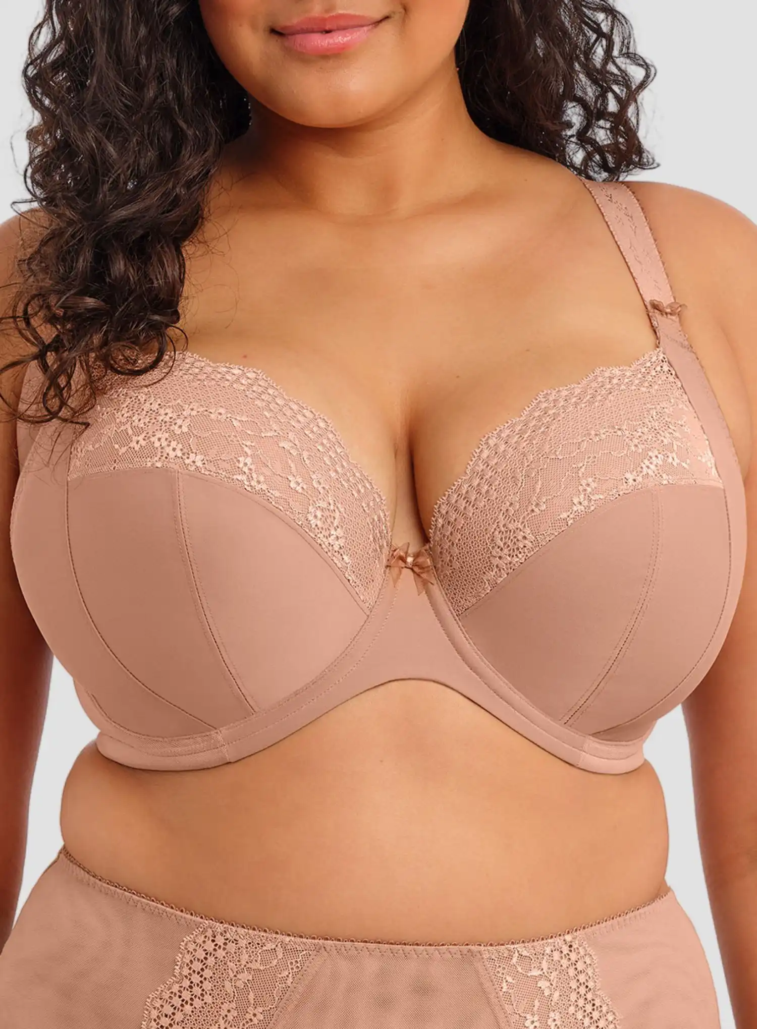 Elomi: Lucie Stretch Plunge Bra Mocha - Image 5