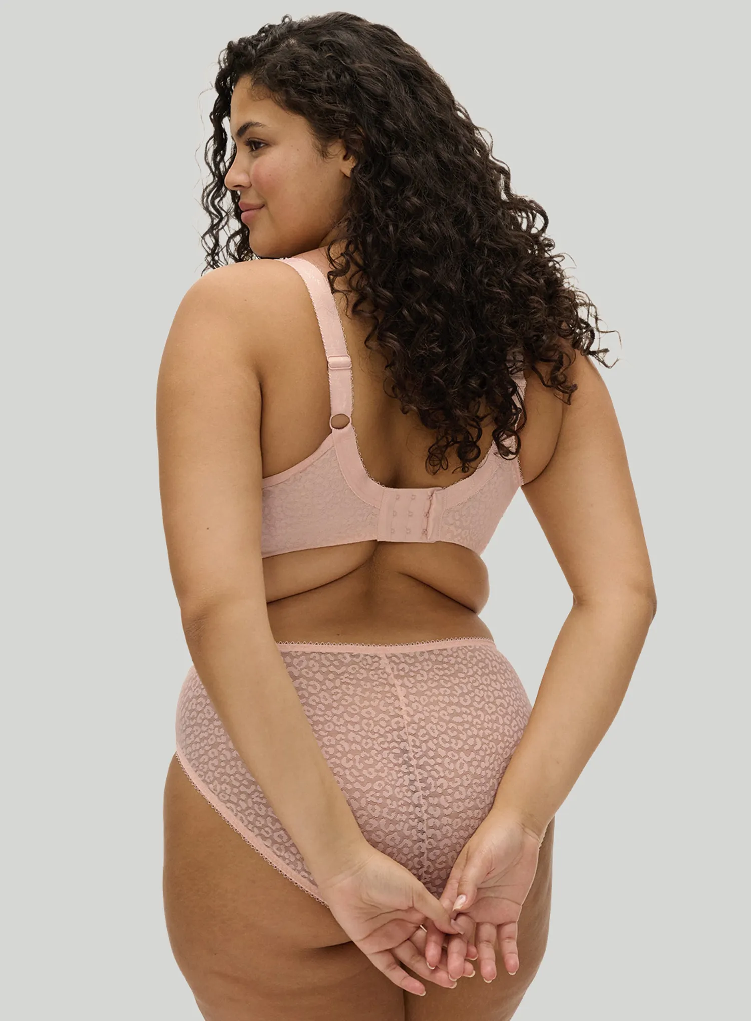 Elomi: Lucie Stretch Plunge Bra Pale Blush - Image 3
