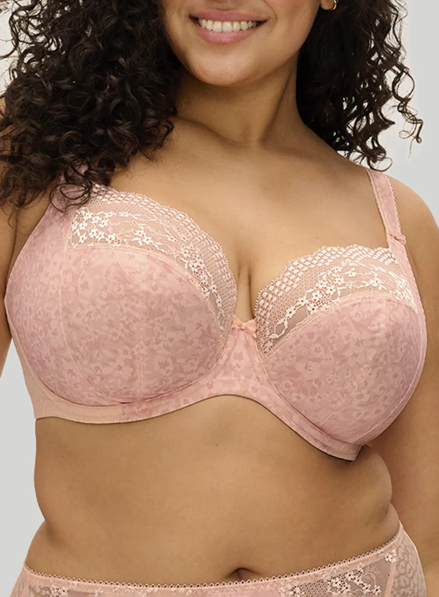 Elomi: Lucie Stretch Plunge Bra Pale Blush - Image 4