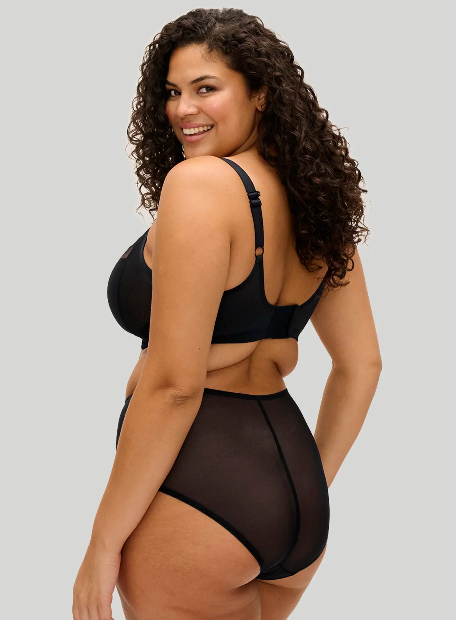 Elomi: Matilda Plunge Bra Black - Image 3