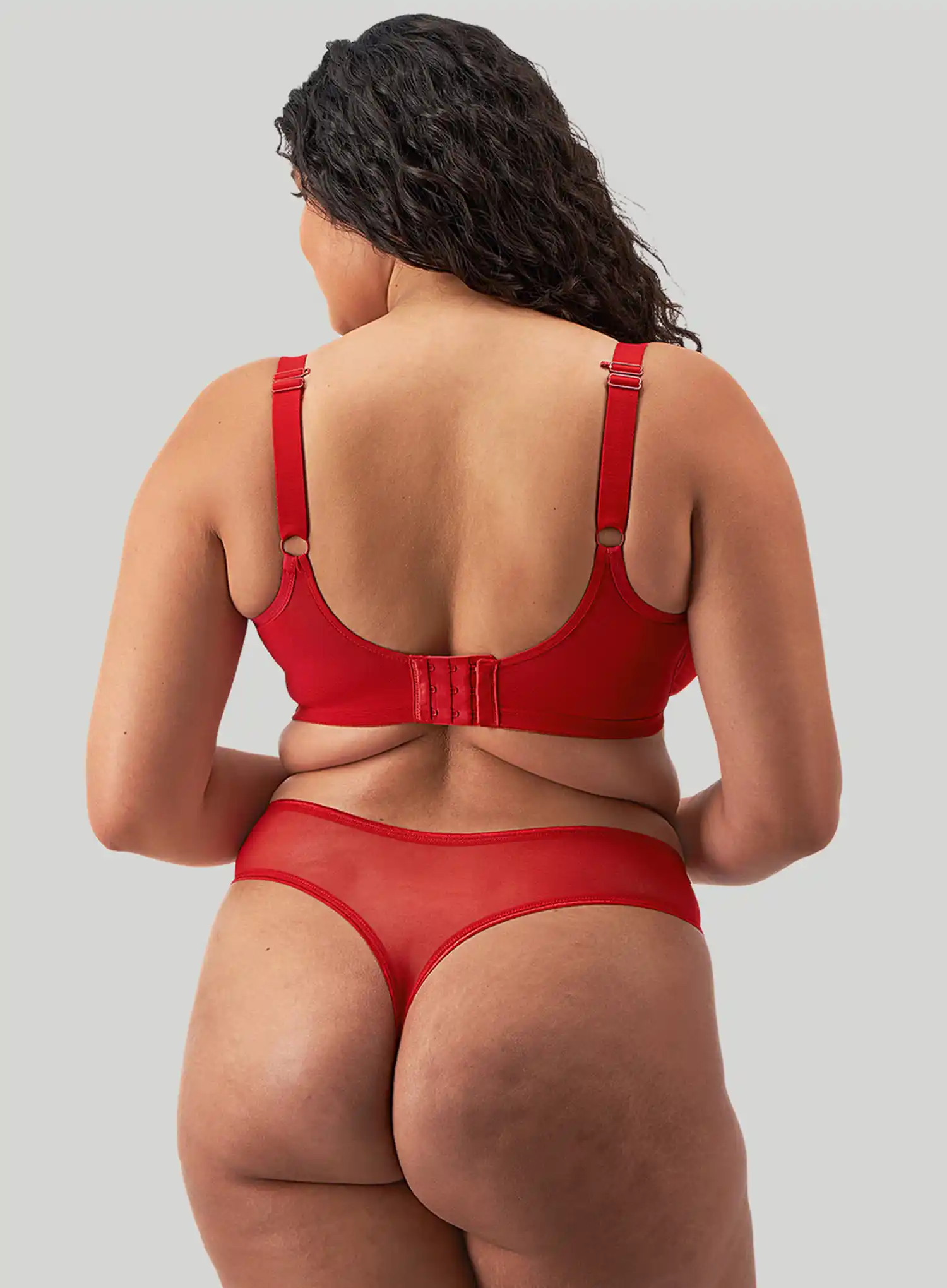 Elomi: Matilda Plunge Bra Haute Red - Image 3