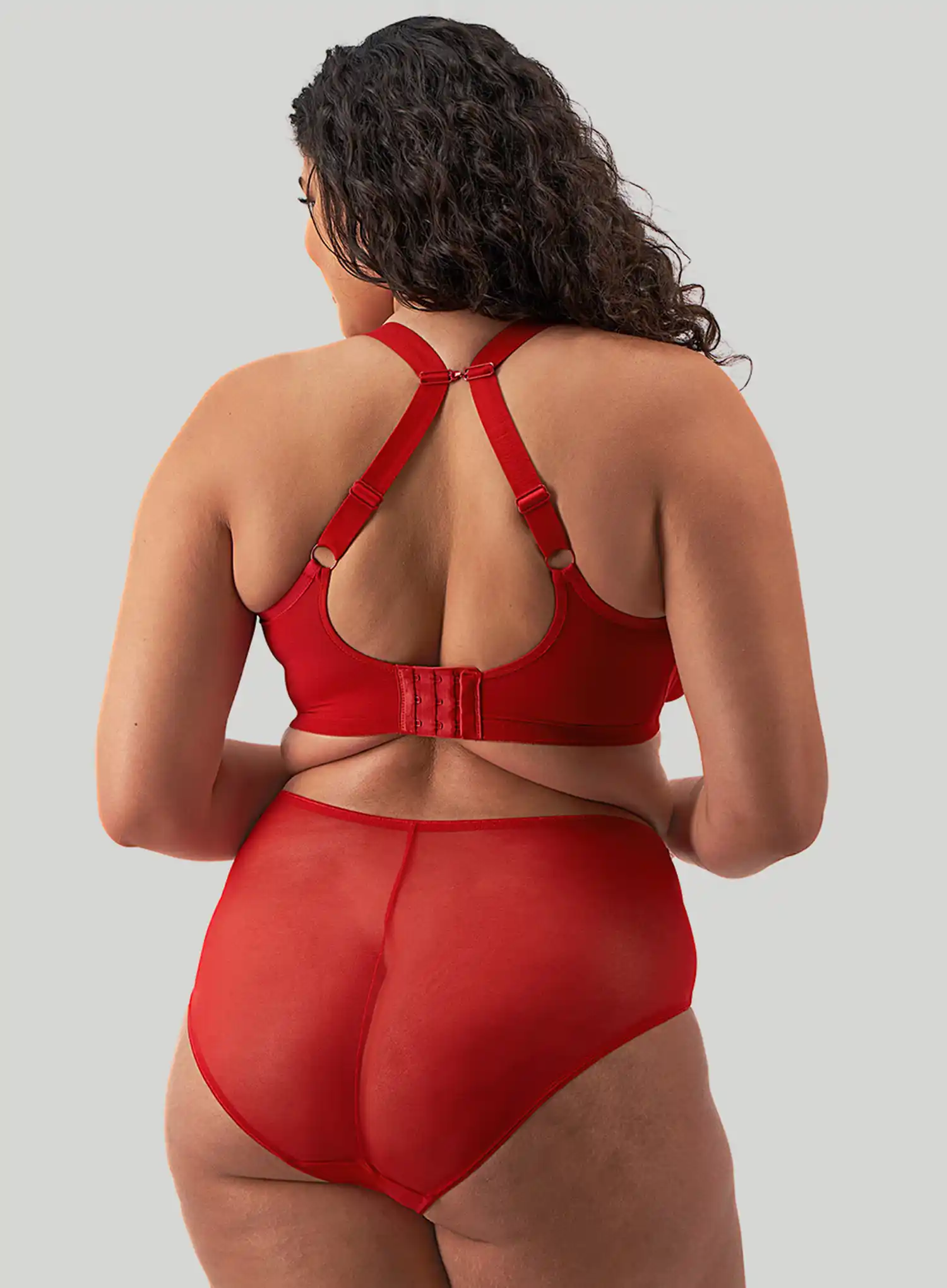 Elomi: Matilda Plunge Bra Haute Red - Image 4