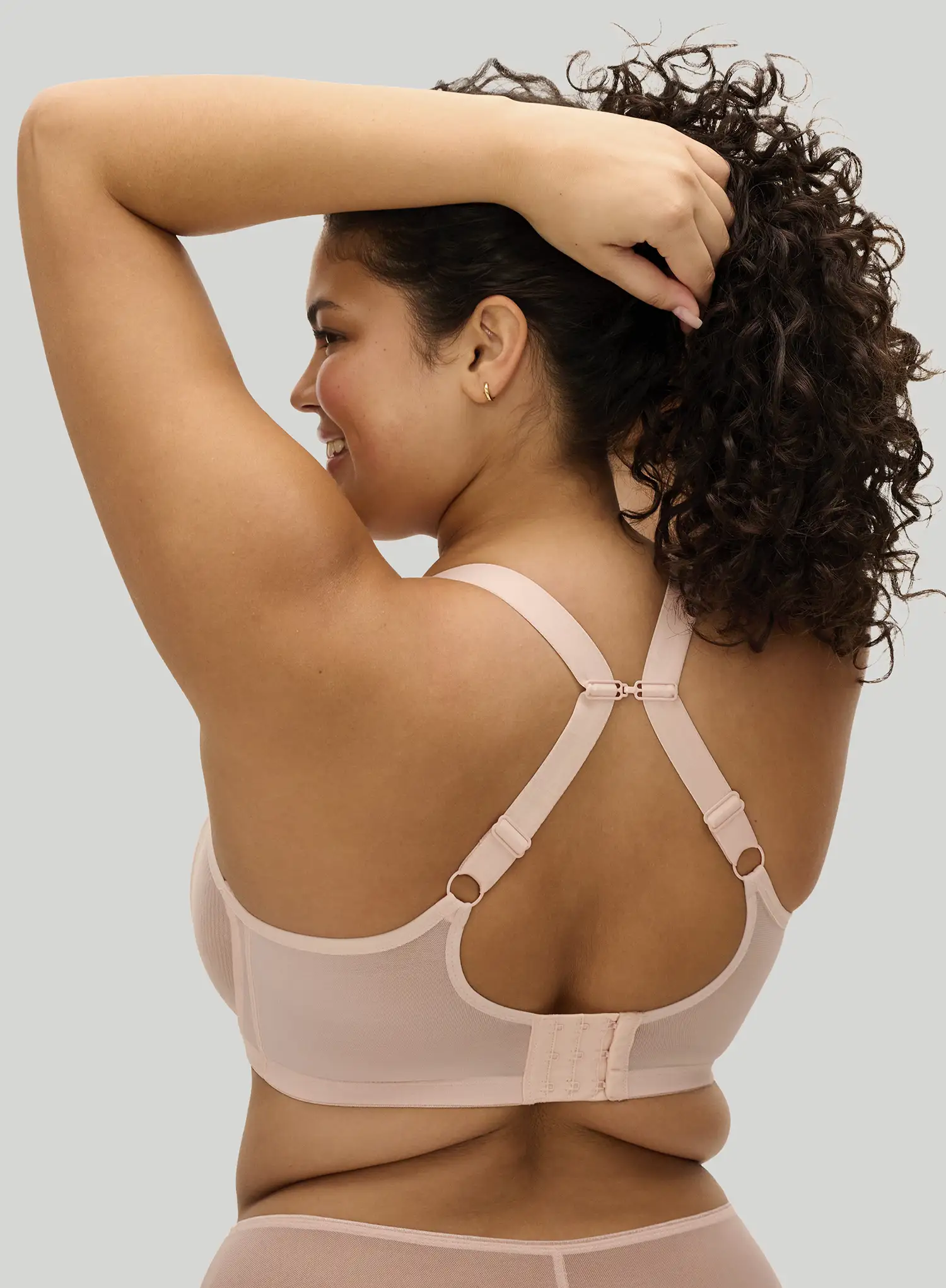Elomi: Matilda Plunge Bra Pearl Blush - Image 3