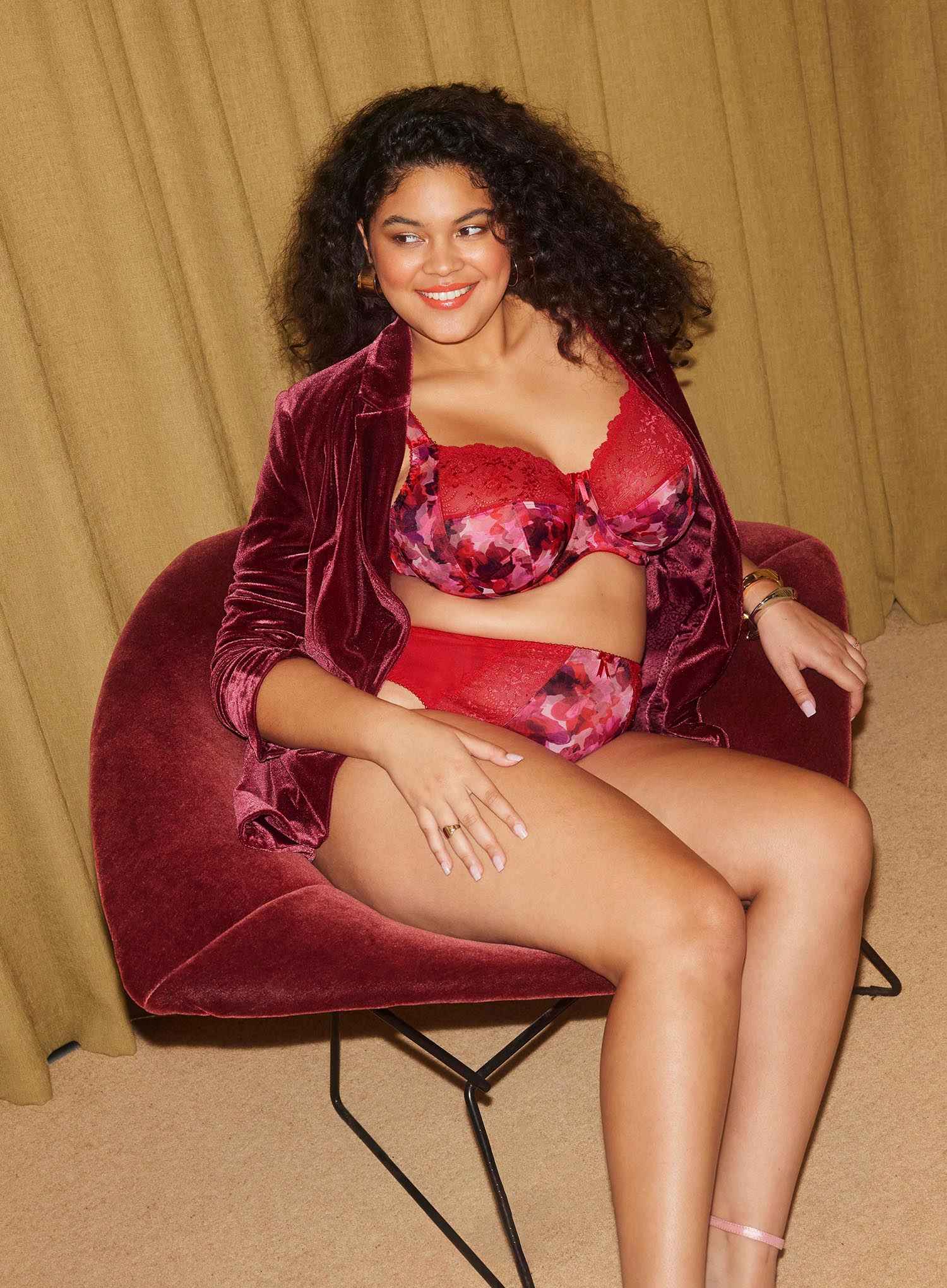 Elomi: Morgan High Leg Brief Berry Crush - Image 3
