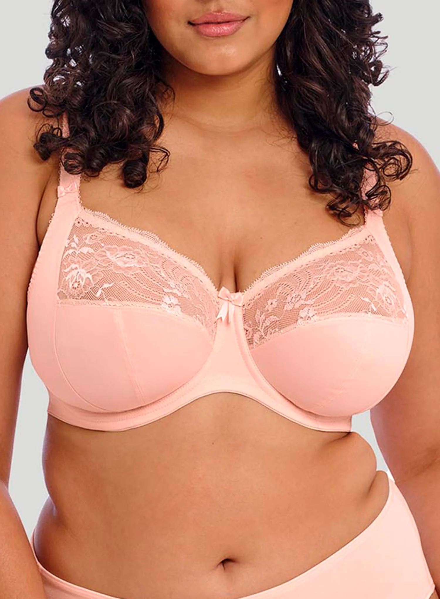 Elomi: Morgan Underwired Banded Bra Ballet Pink - Image 4