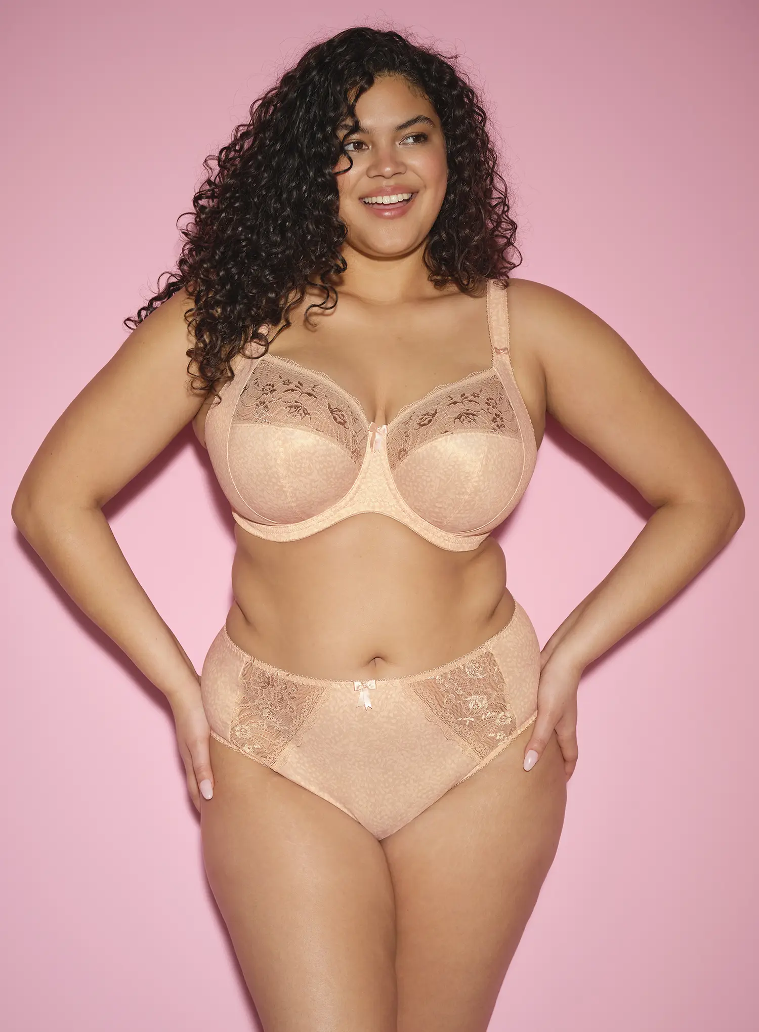 Elomi: Morgan Underwired Banded Bra Cameo Rose