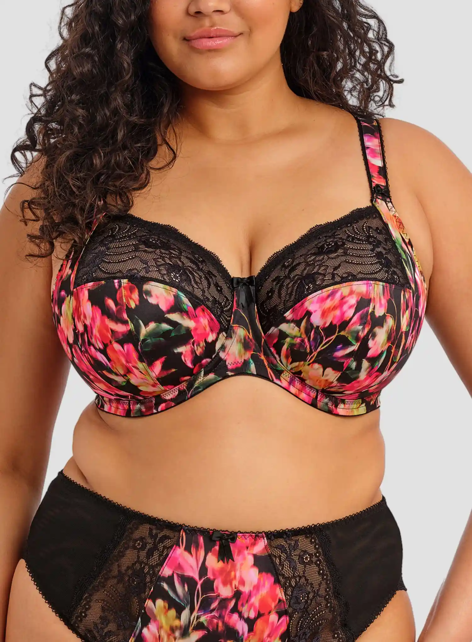 Elomi: Morgan Underwired Banded Bra Hot House - Image 4