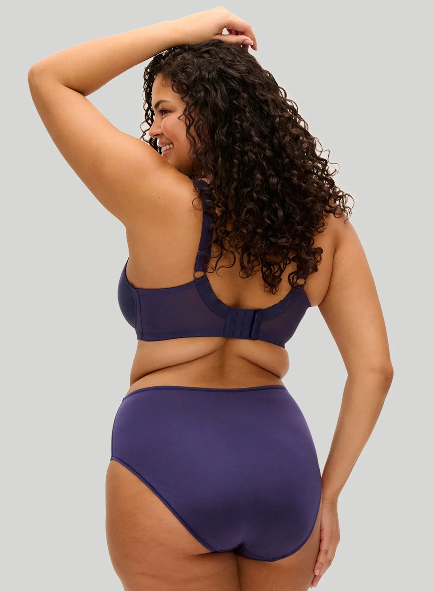 Elomi: Morgan Underwired Banded Bra Midnight - Image 2