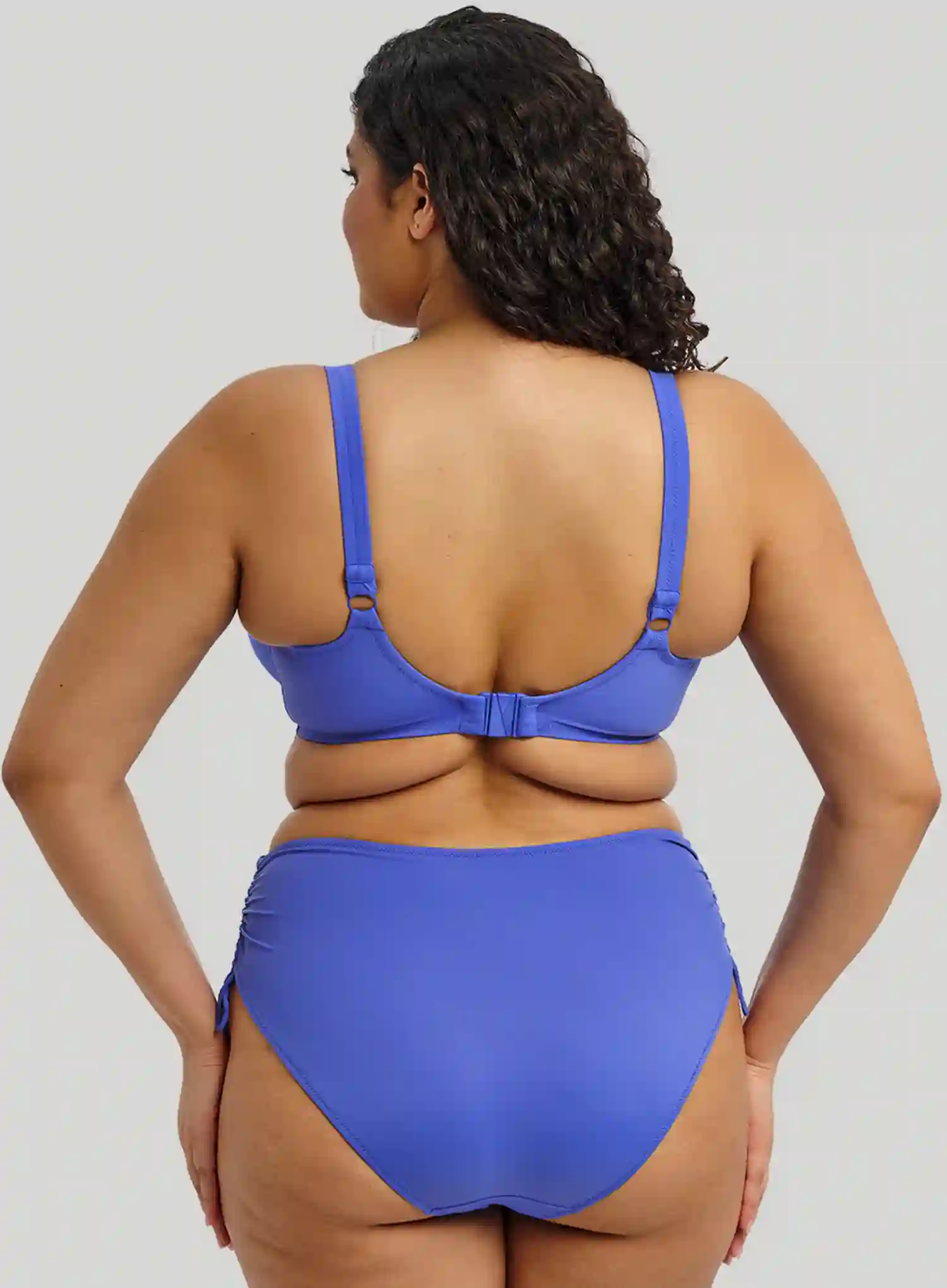 Elomi Swim: Plain Sailing Underwired Plunge Bikini Top Azure - Image 3