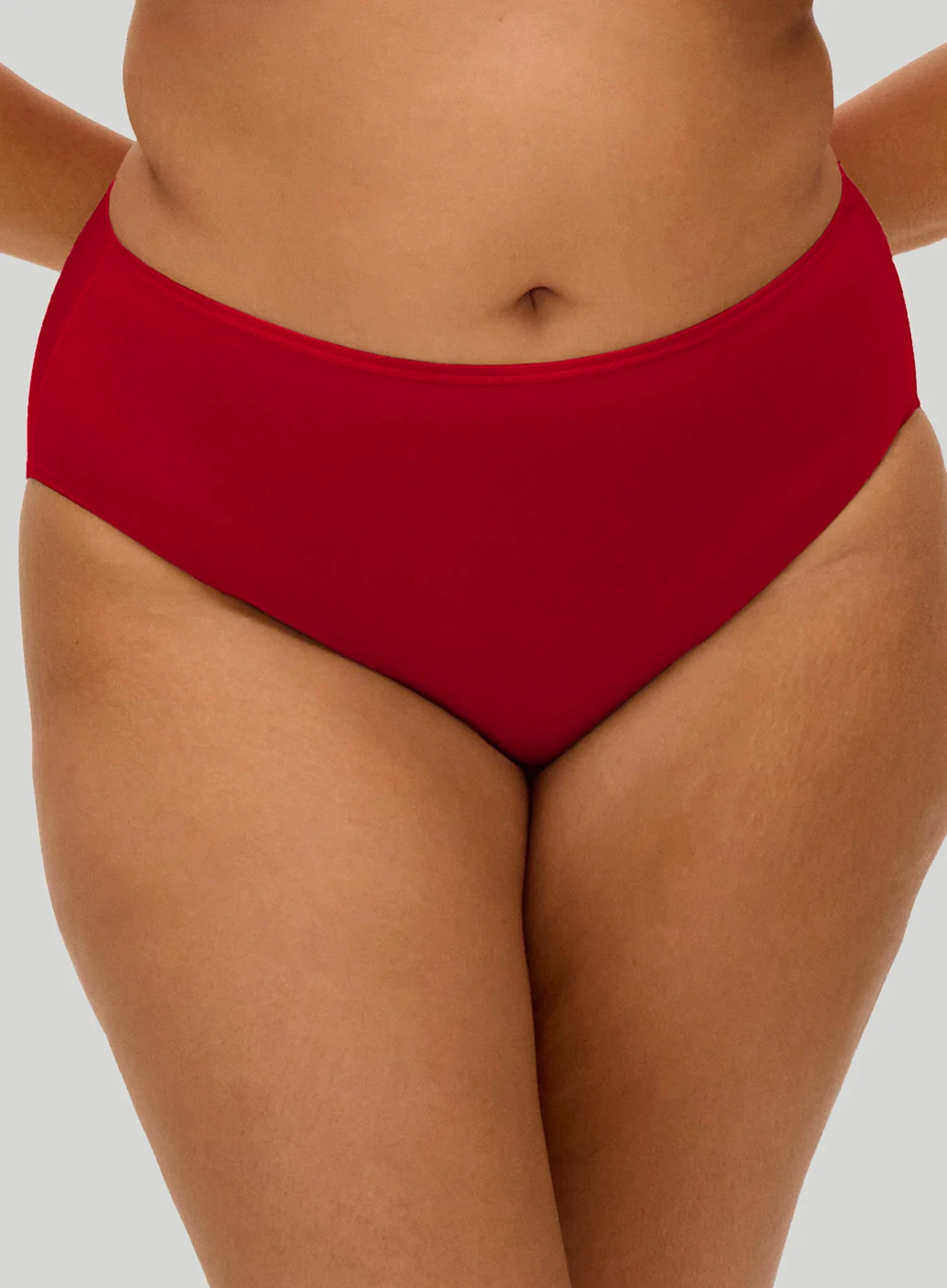 Elomi: Smooth Full Brief Haute Red - Image 4