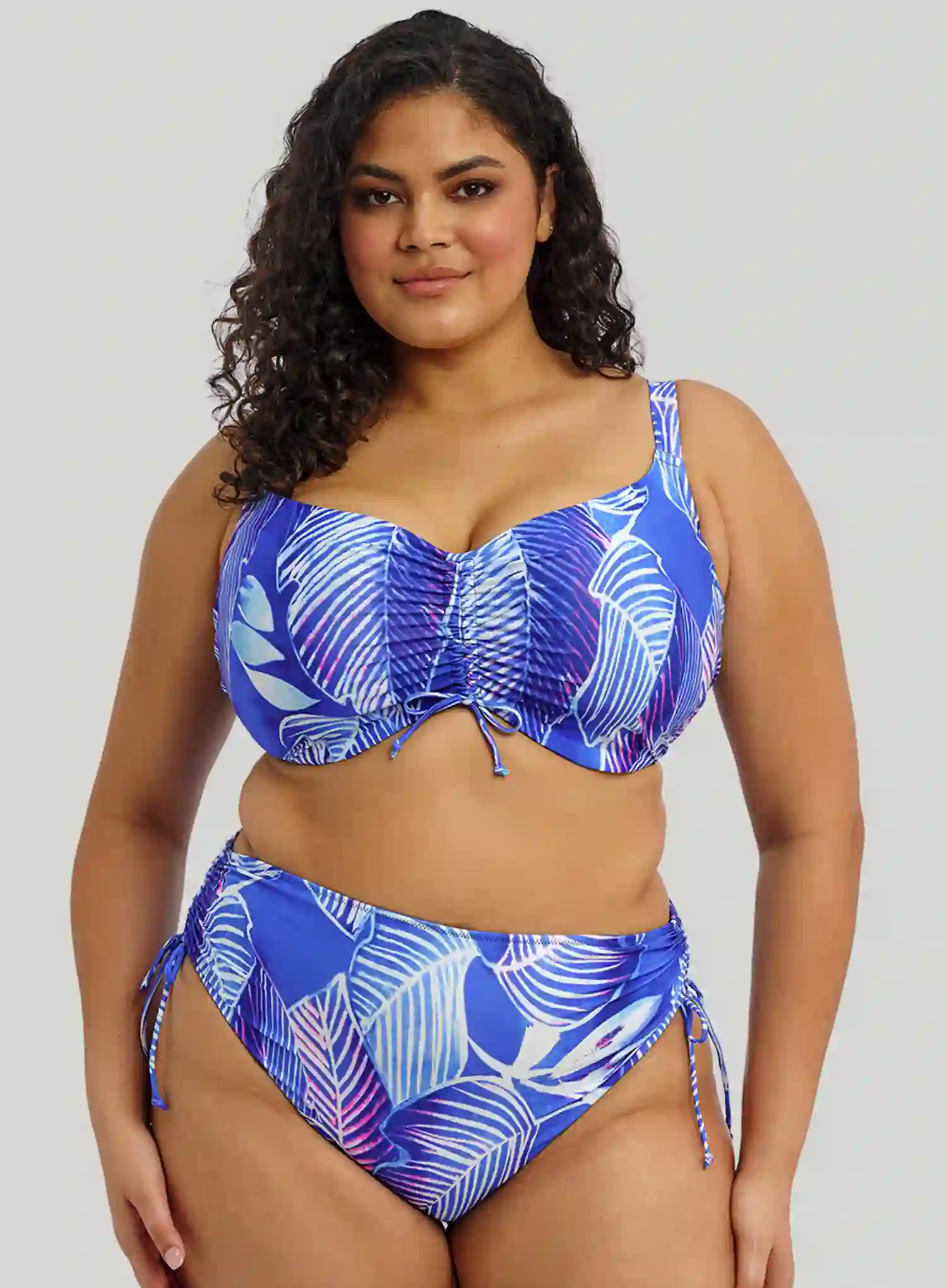 Elomi Swim: Maluku Island Adjustable Bikini Brief Atlantic