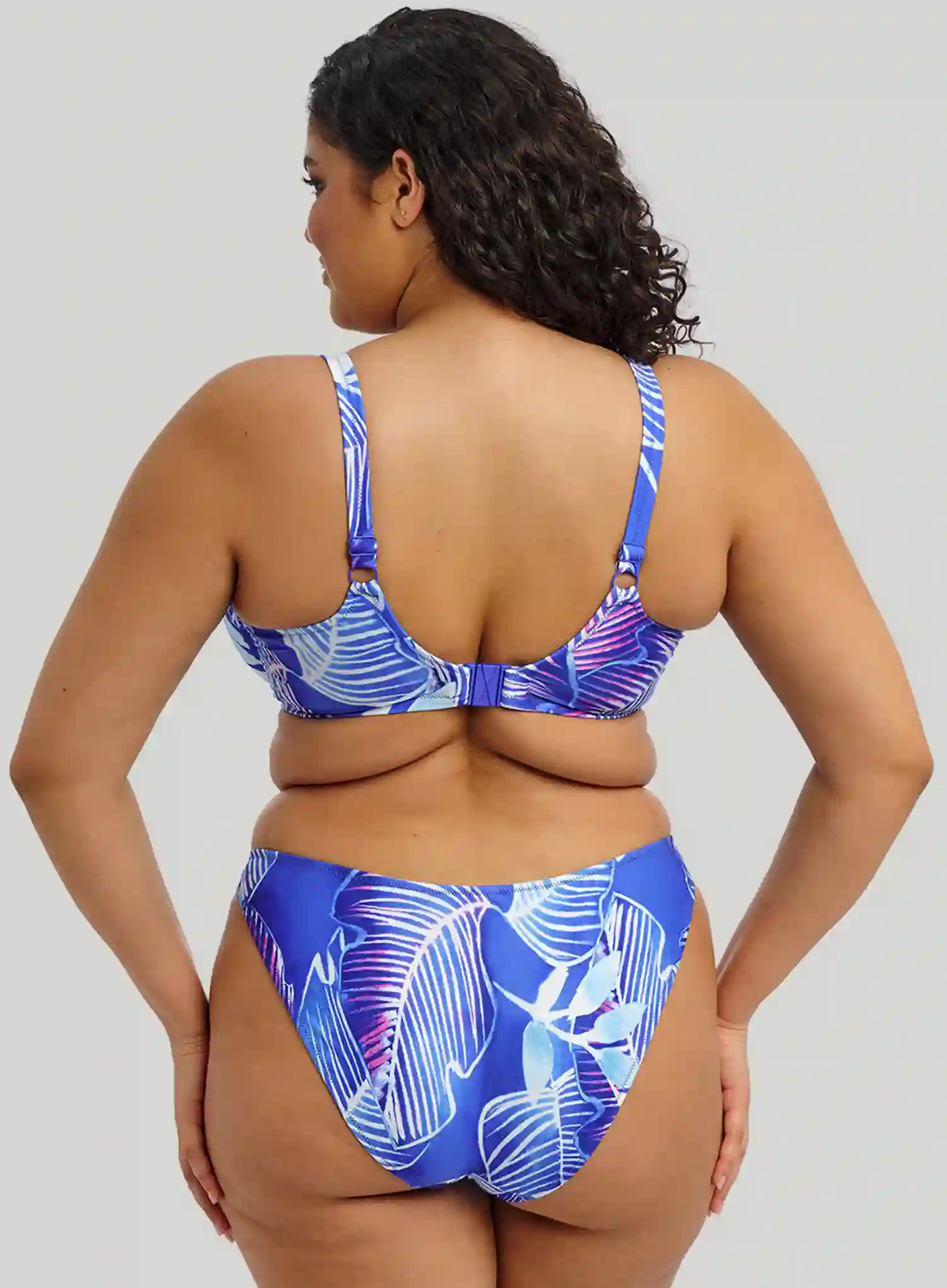 Elomi Swim: Maluku Island High Leg Bikini Brief Atlantic - Image 2