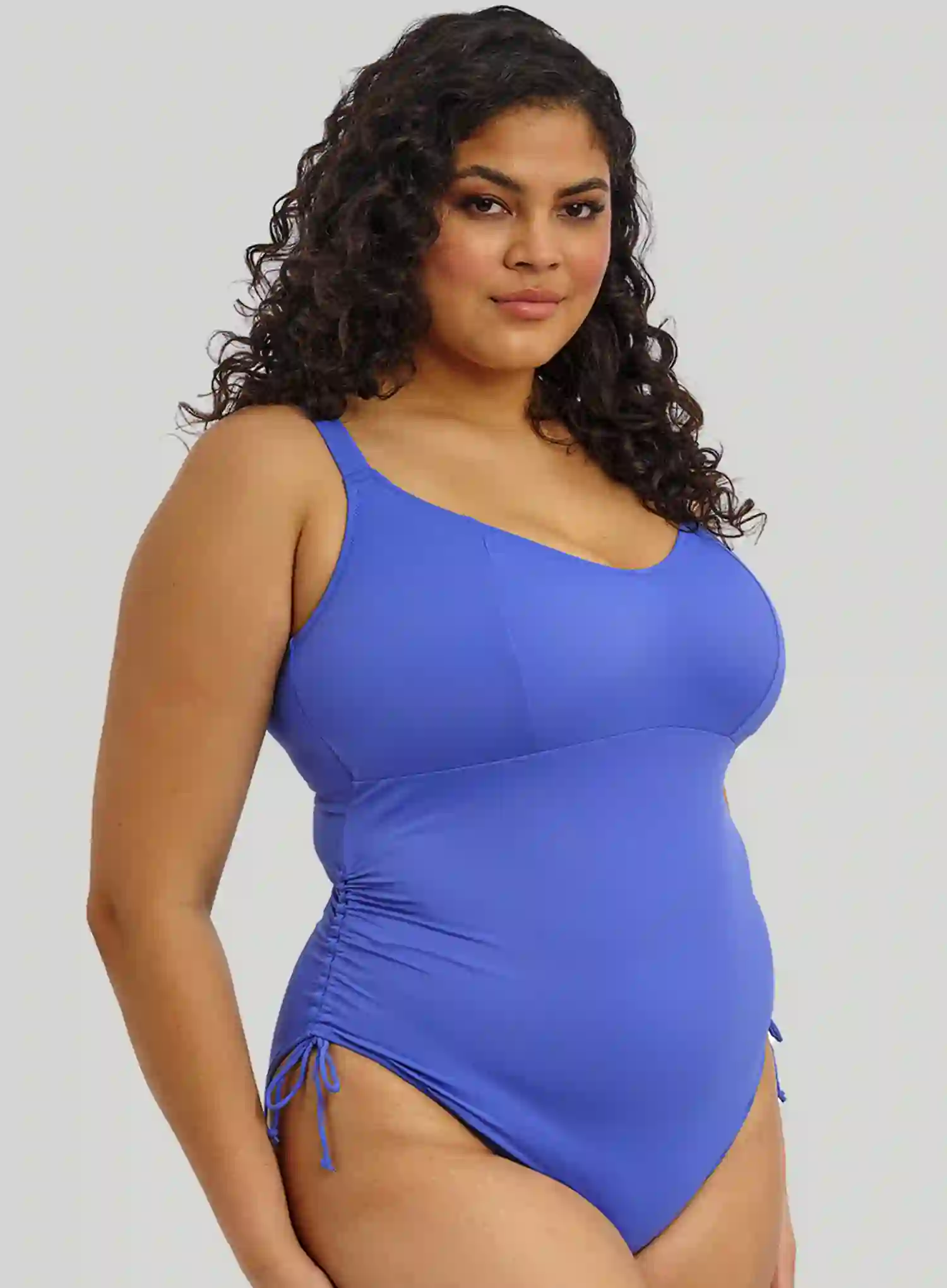 Elomi Swim: Plain Sailing Non Wired Swimsuit Azure - Image 3