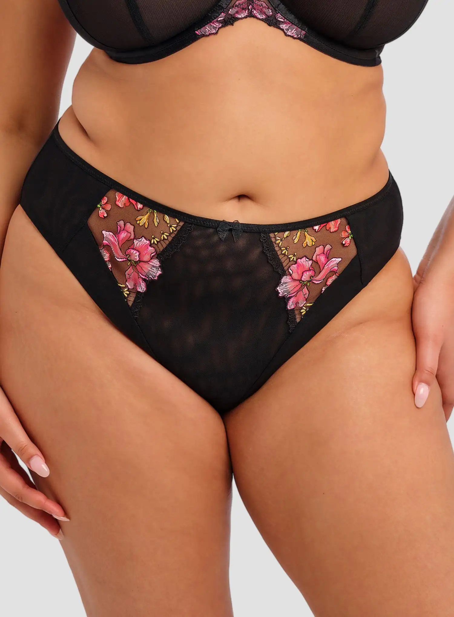 Elomi: Teagan High Leg Brief Rainbow - Image 4