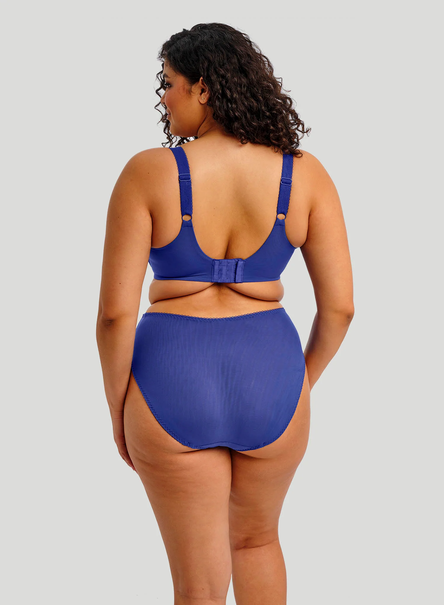 Elomi: Zarla Underwired Banded Bra Sapphire - Image 3
