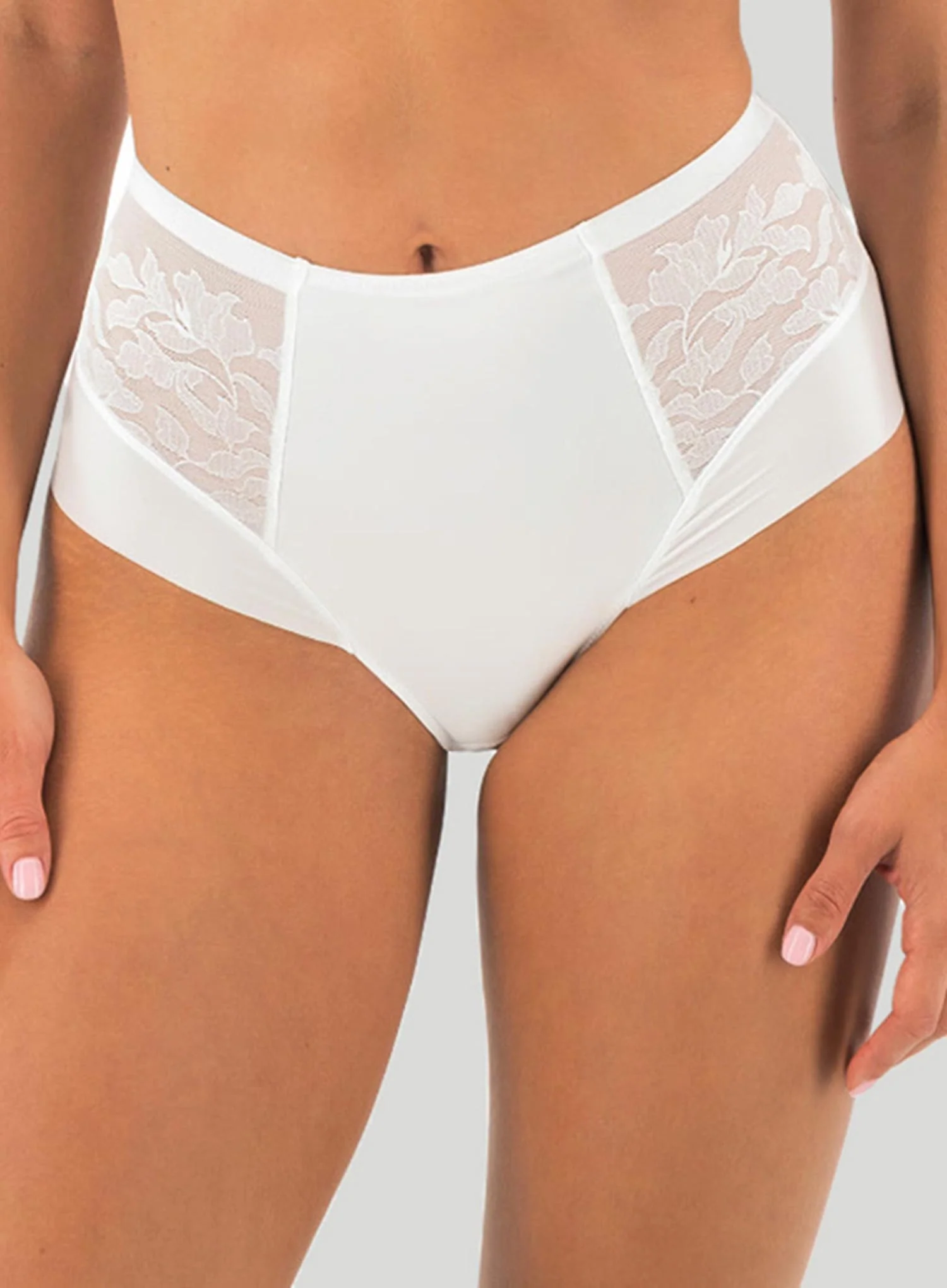 Fantasie: Illusion High Waist Brief White - Image 2
