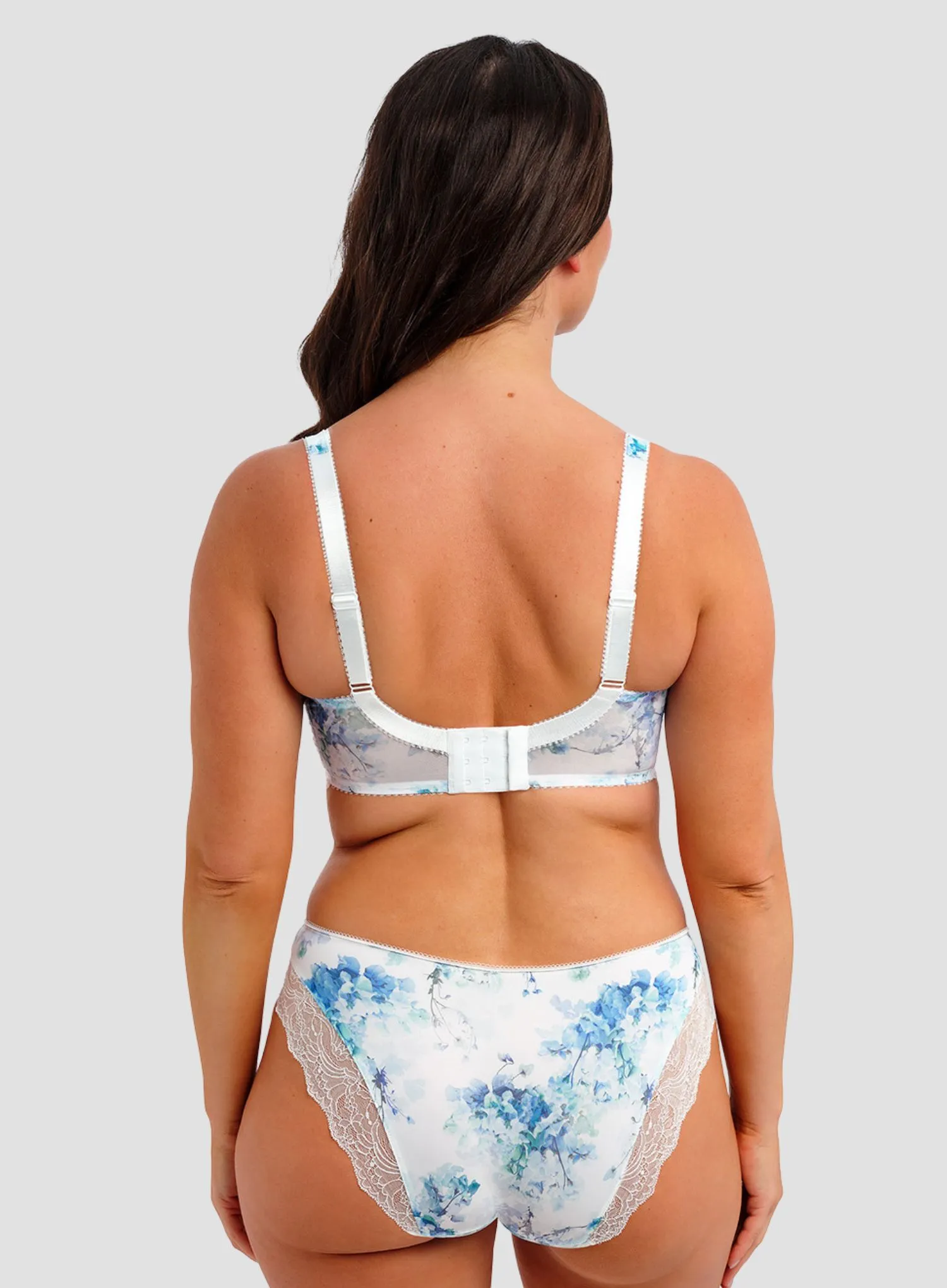 Fantasie: Lucia Underwired Side Support Bra Blue Garden - Image 3