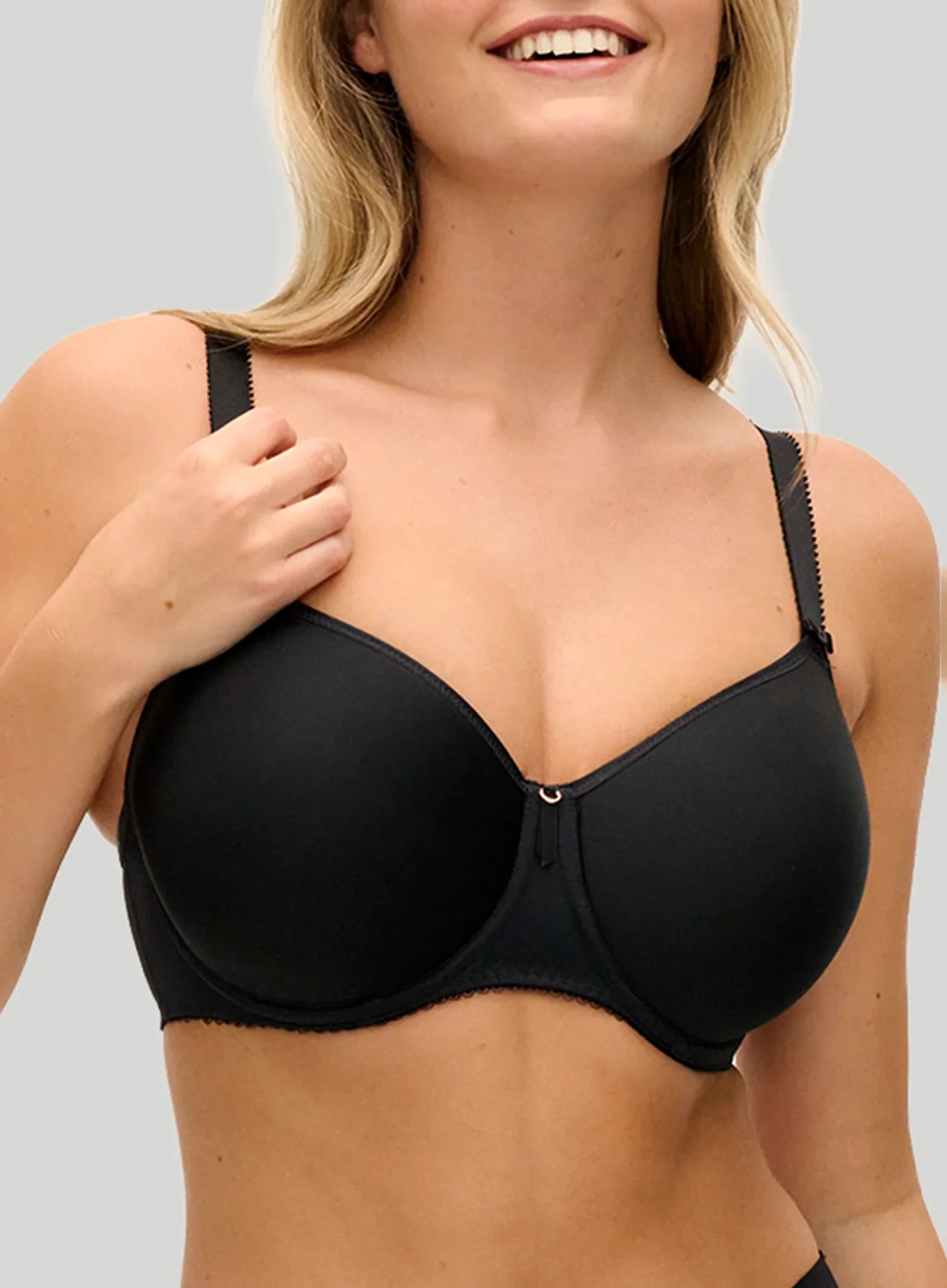 Fantasie: Rebecca Essentials Underwired Moulded Spacer Bra Black - Image 4